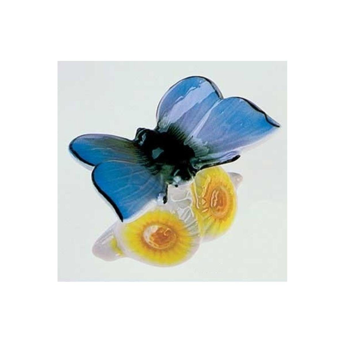 Wagner & Apel Porzellan Dekofigur 00584/40 - Schmetterling (Bläuling)