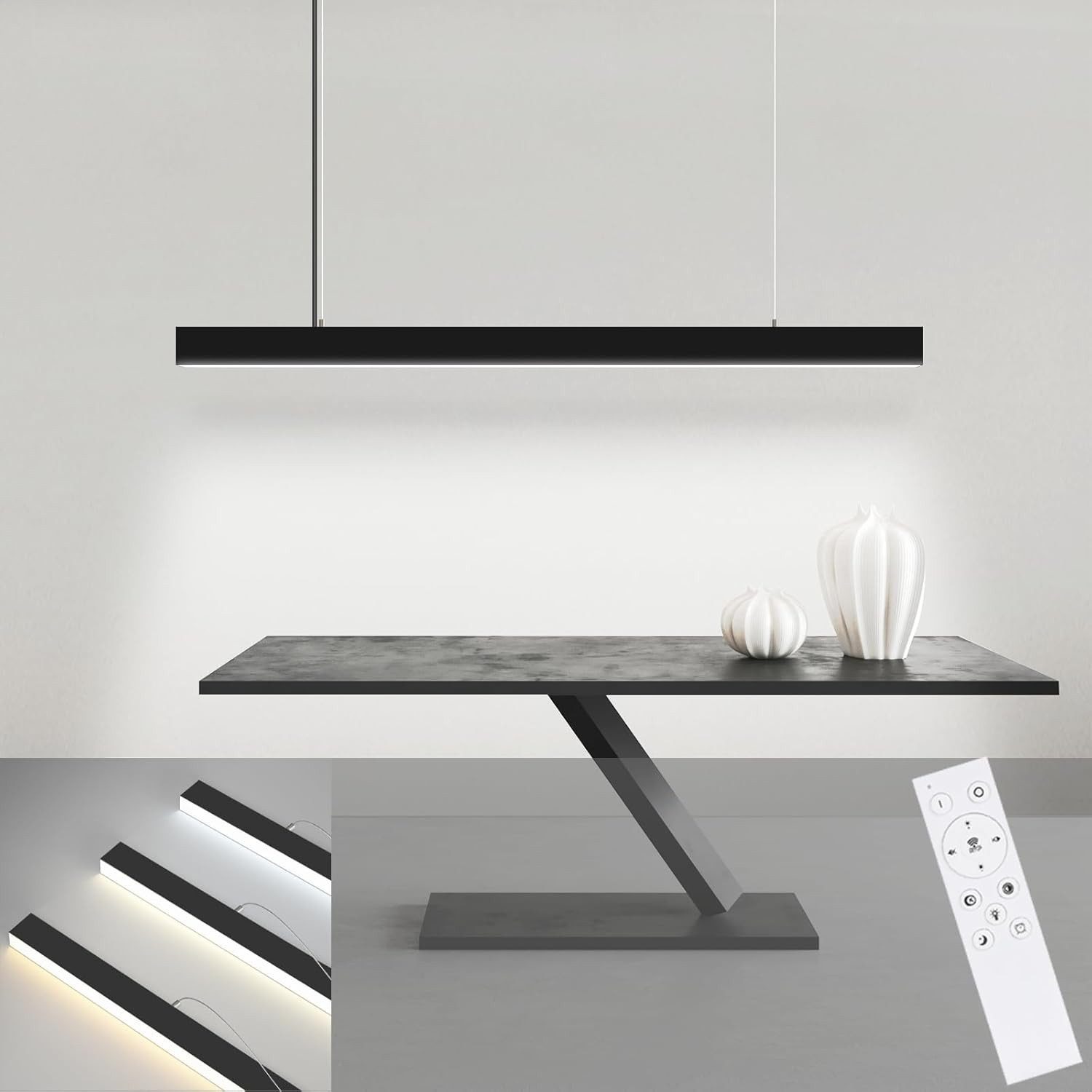 ZMH LED Pendelleuchte Esstisch Hängelampe Dimmbar - Modern mit Fernbedienun günstig online kaufen