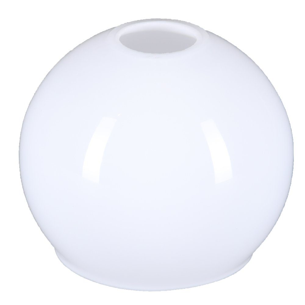 Home4Living Lampenschirm Kugelglas weiß glänzend Ø 90mm Lampenglas Ersatzglas, Dekorativ