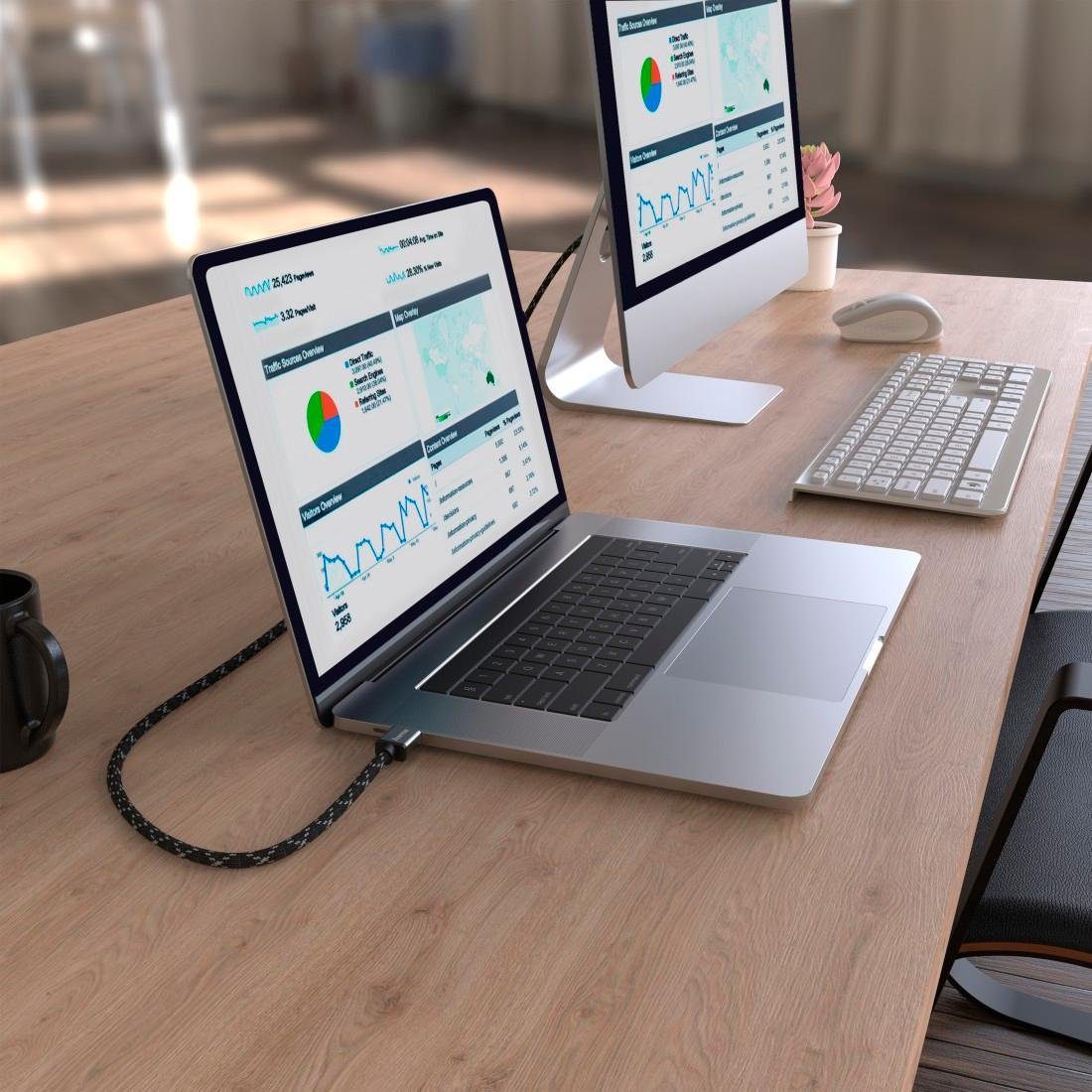 Hama Ultra High Speed HDMI™-Kabel Stecker-Stecker 8K Metall HDMI™-Kabel 1m HDMI-Kabel, HDMI, (100 cm)