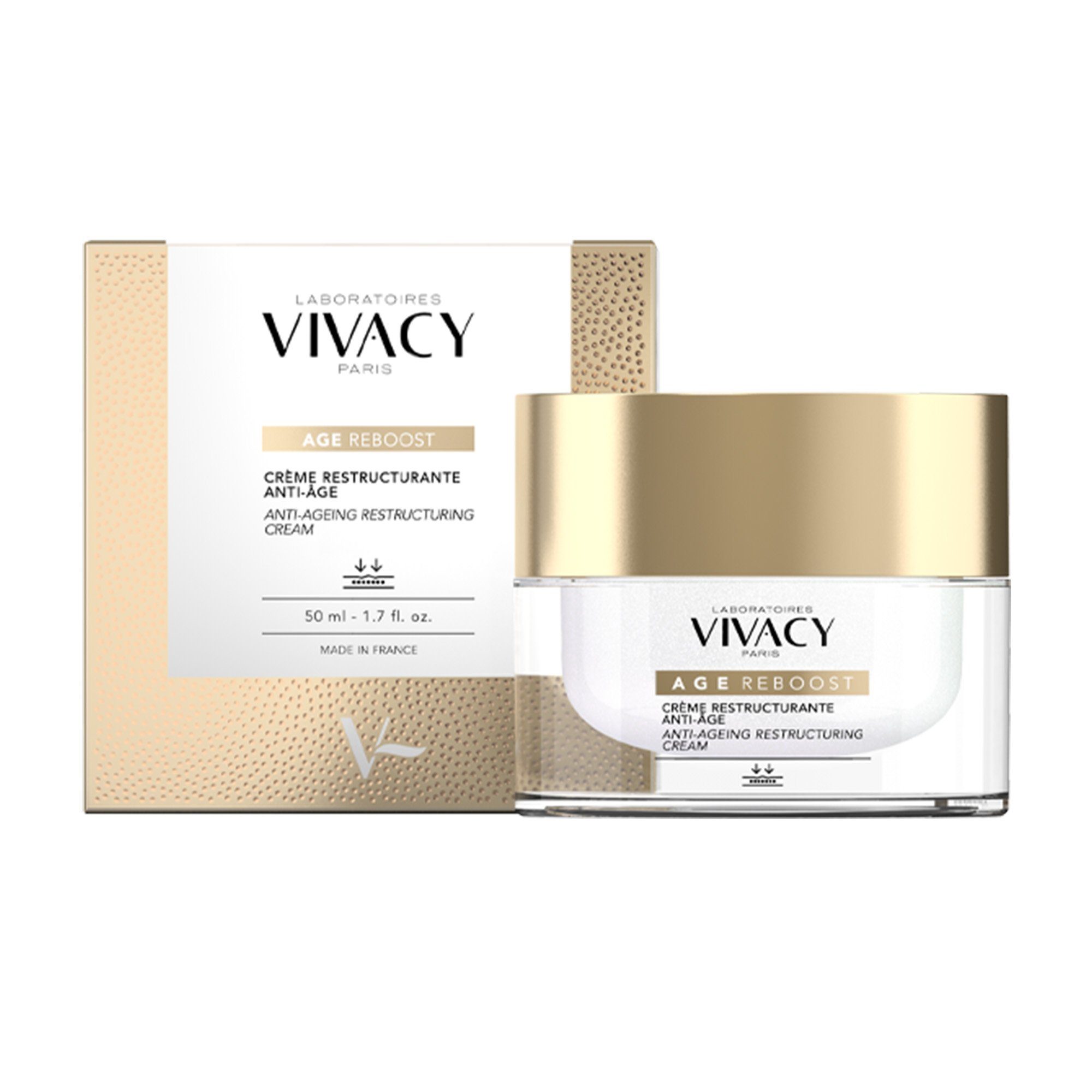 Vivacy Paris® Anti-Aging-Creme Beauty Vivacy REBOOST®, 1-tlg. AGE