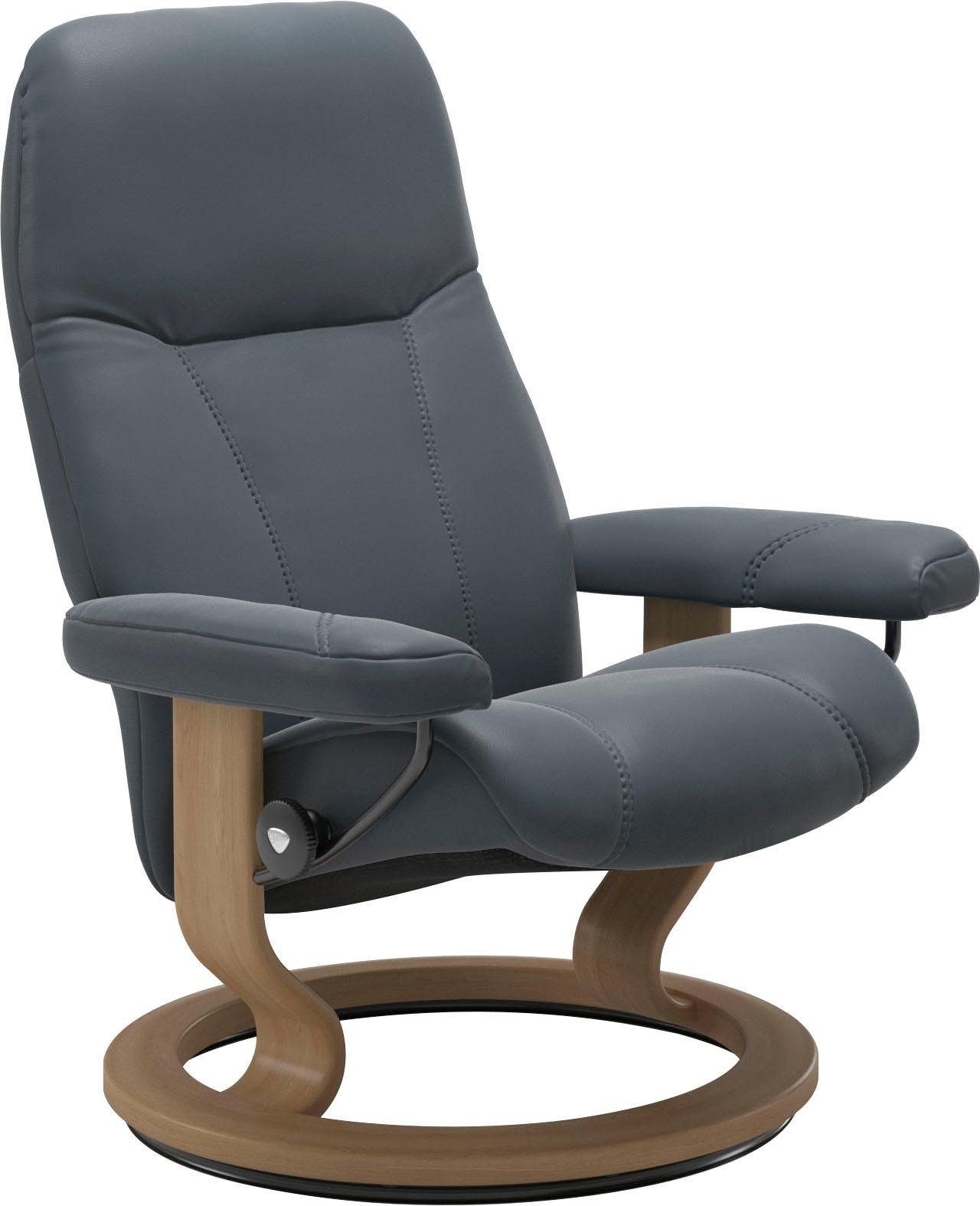 Eiche Relaxsessel Classic Consul, Stressless® Base, Größe mit M, Gestell