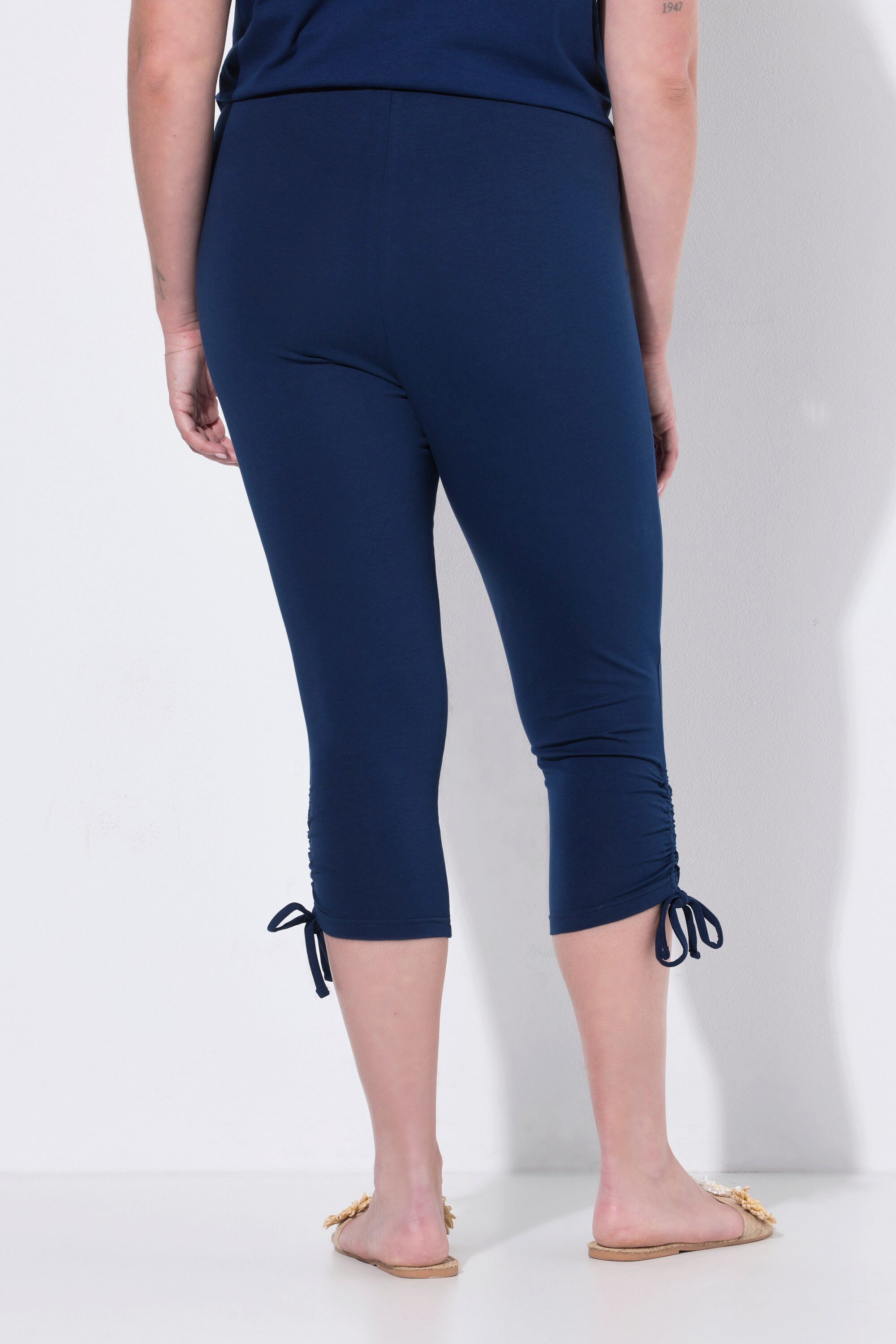Angel of Style Leggings Capri-Leggings Saum mit Bindeband