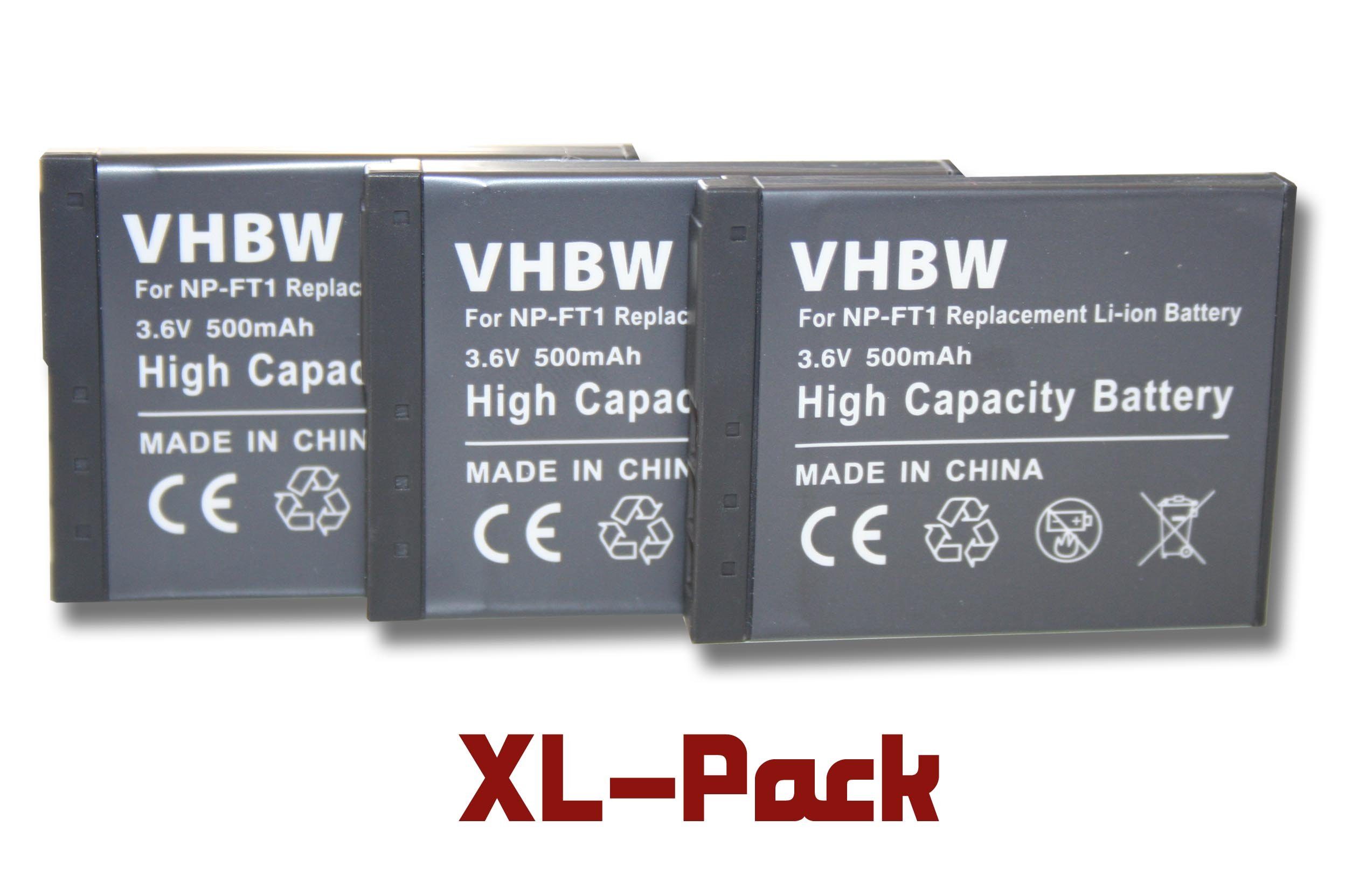 vhbw Kamera-Akku passend für Sony Kamera DSC-T3s, 500 DSC-T9 3,6V, Cyber-Shot DSC-T5, mAh (500mAh, DSC-T33, DSC-T3, DSC-T11, Li-Ion)