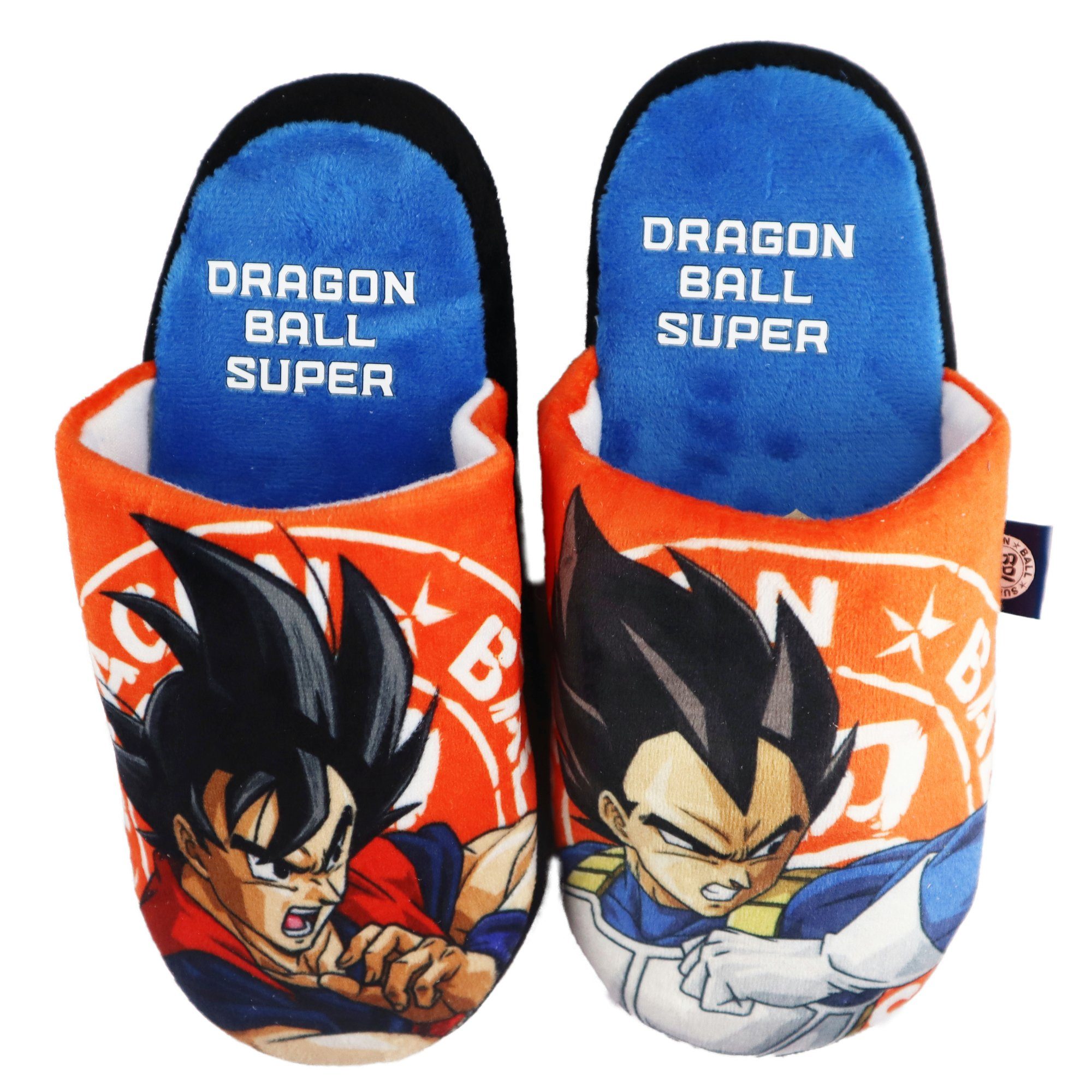 Dragon Ball Dragon Ball Super Jungen Hausschuhe Slipper Schlüpfschuhe Pantoffel Gr. 30 bis 37