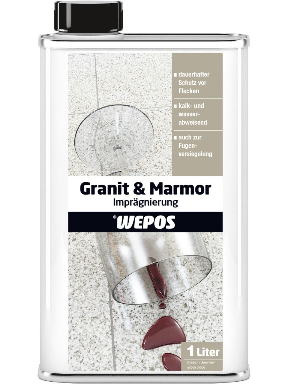 WEPOS CHEMIE GMBH Wepos Granit- und Marmorimprägnierung 1 L Universalreiniger