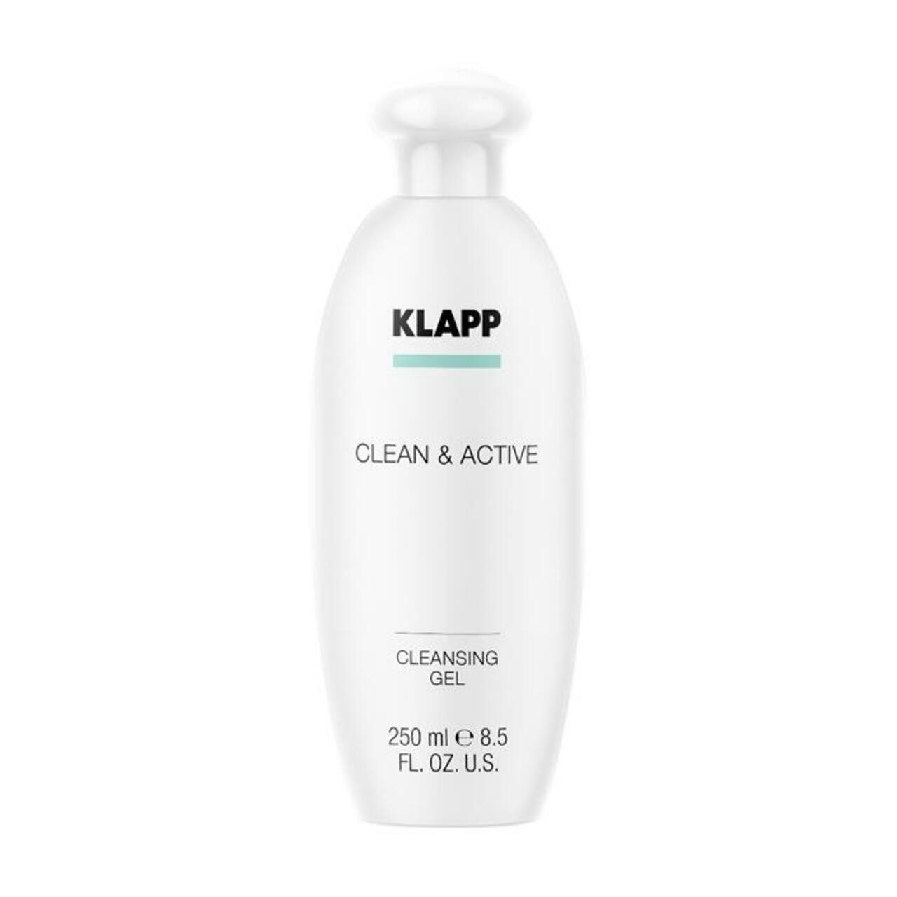 Klapp Cosmetics Gesichtsreinigungsgel Clean & Active Cleansing Gel, Sanfte Formel für eine mühelose Anwendung.