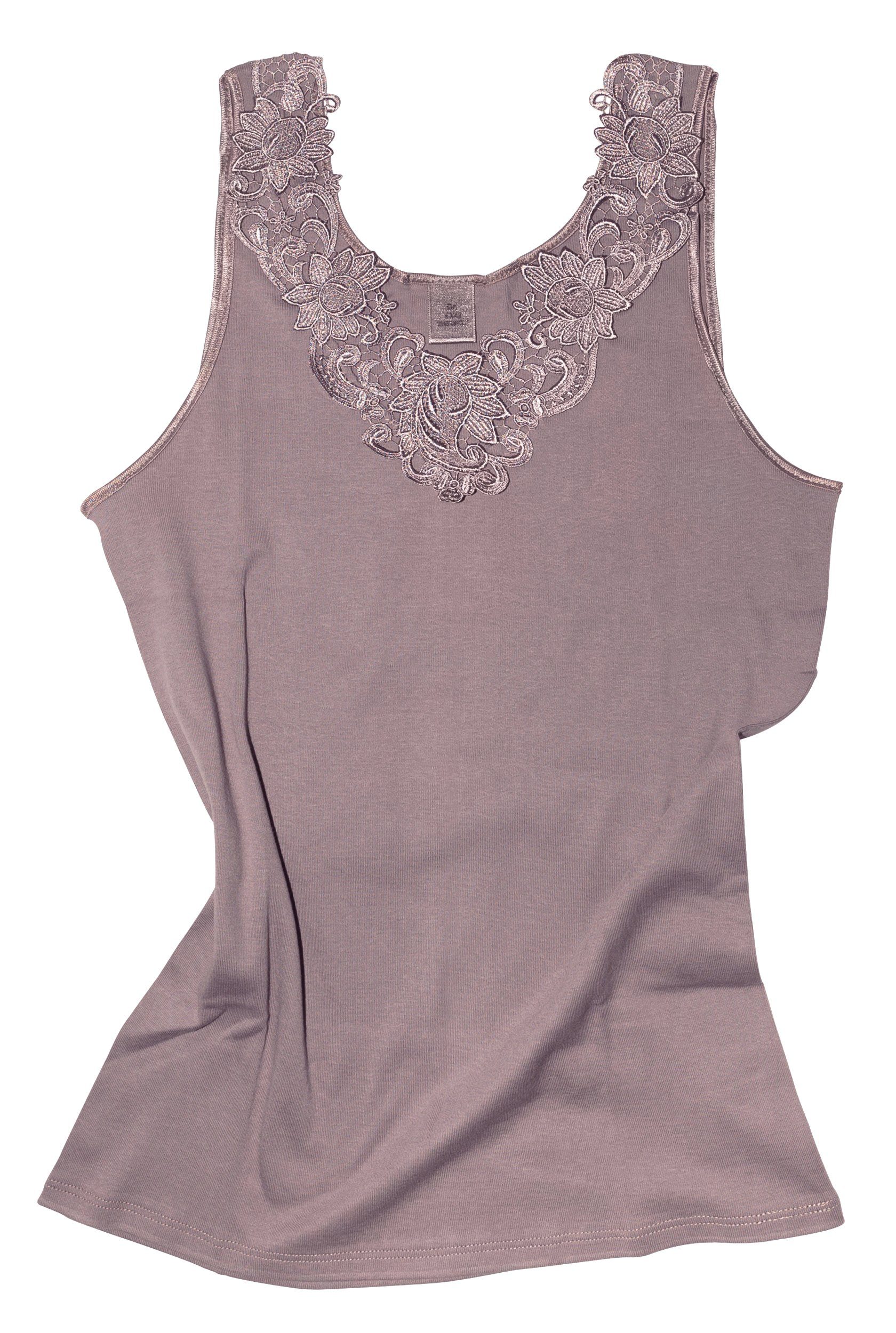 Cotton Prime® Unterhemd mit Spitze in angenehmer Baumwollqualität – Bild 4 von 5