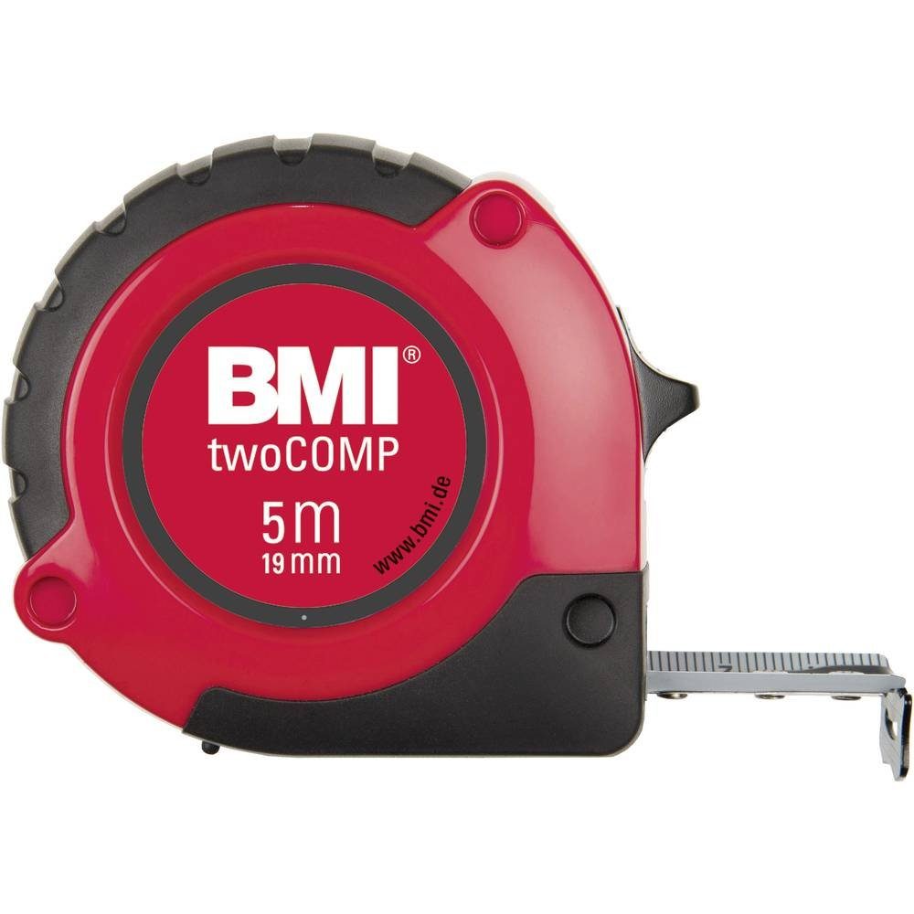 BMI Maßband Taschenbandmaß twoComp-Magnet Länge 2m