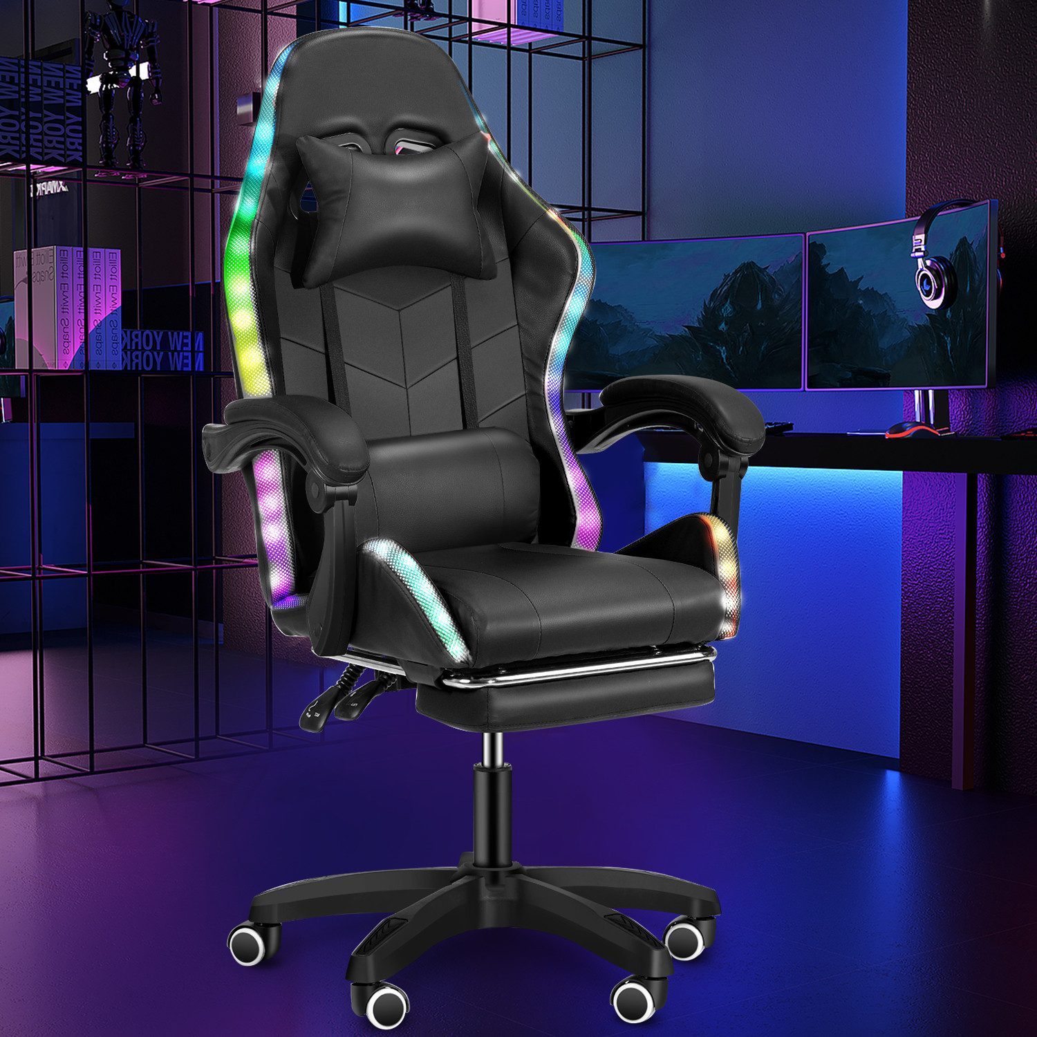 LETGOSPT Gaming-Stuhl Bürostuhl Gaming Stuhl mit günstig online kaufen