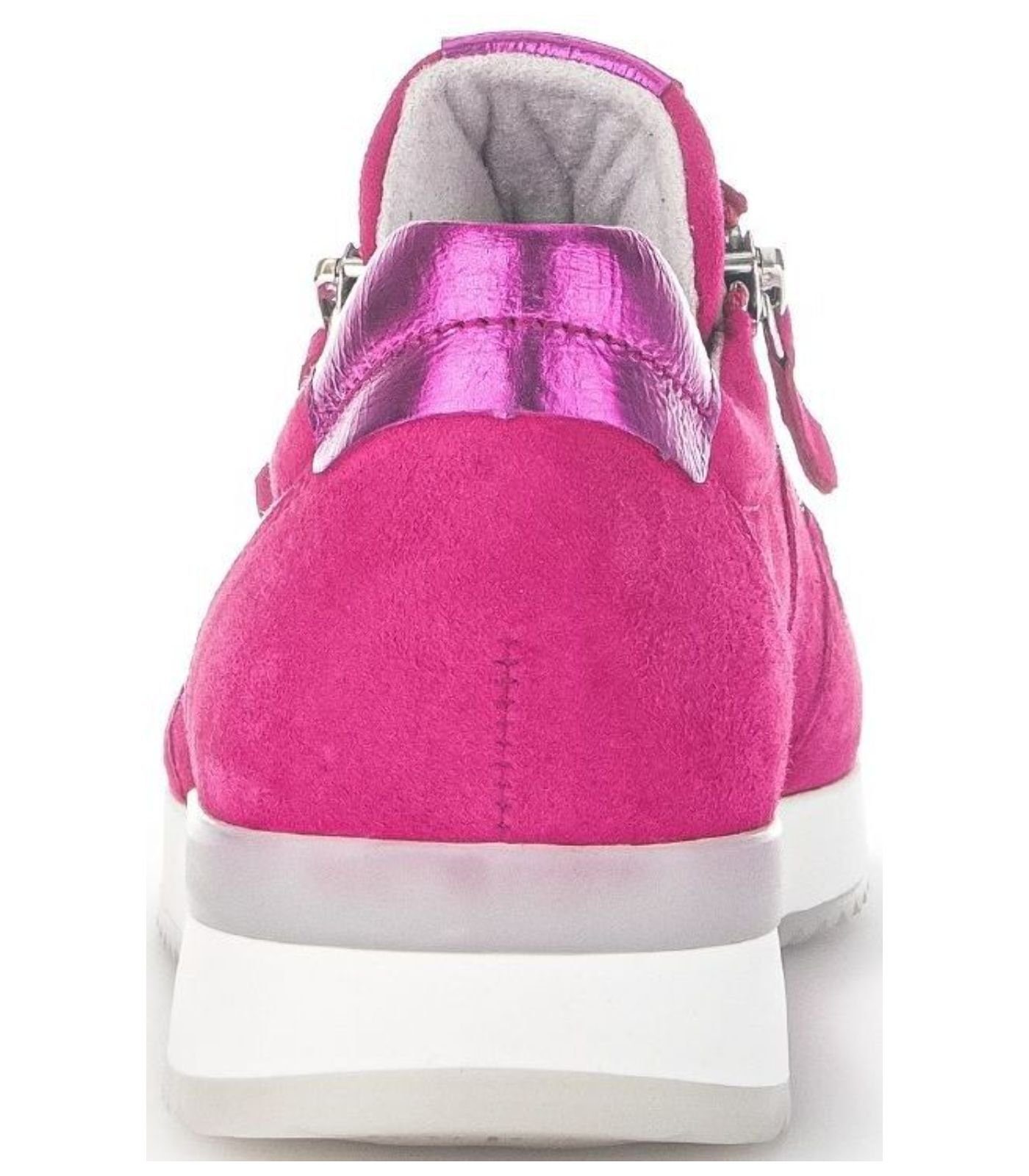 Gabor Sneaker Pink Sneaker Veloursleder/Textil