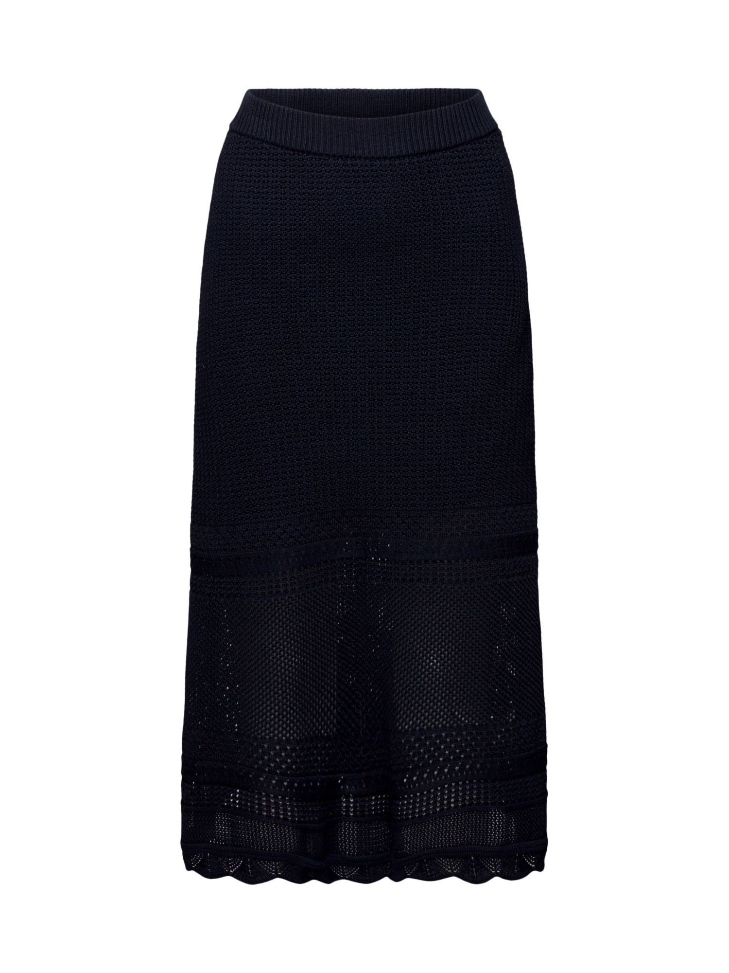 Esprit Midi-Strickrock Midirock NAVY