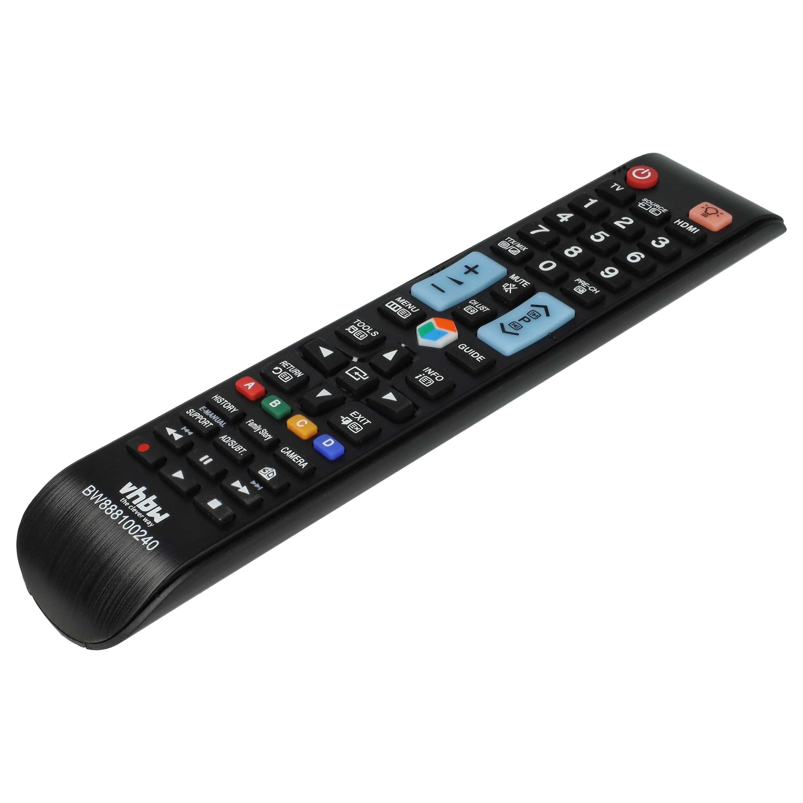 vhbw passend für Samsung UE32ES5800, UE37ES5500, UE32EH5450, UE32ES5500, Fernbedienung