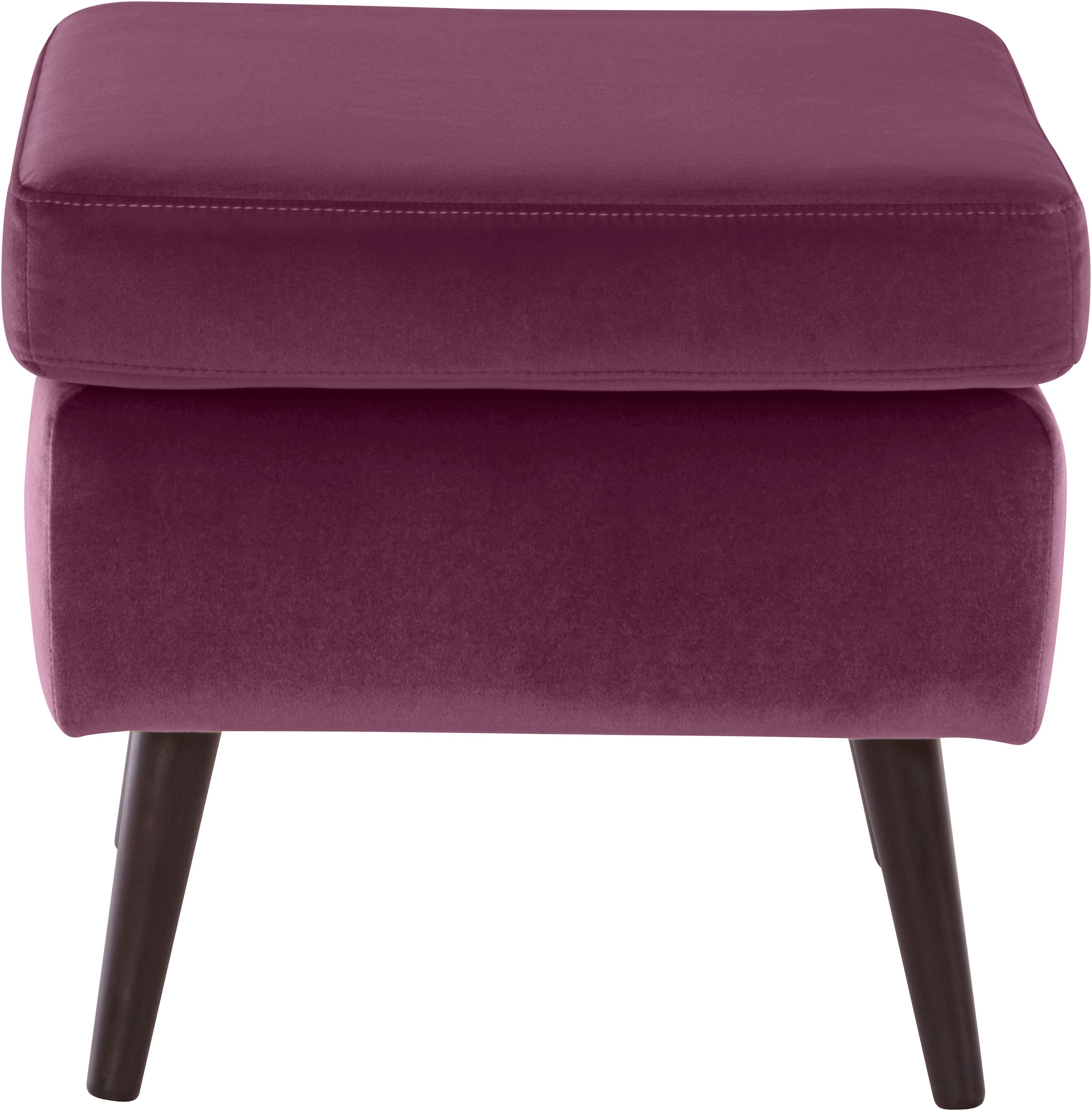 Home affaire Polsterhocker Sallito, die kleinere Version von "Salla", in 6 Bezugsqualitäten