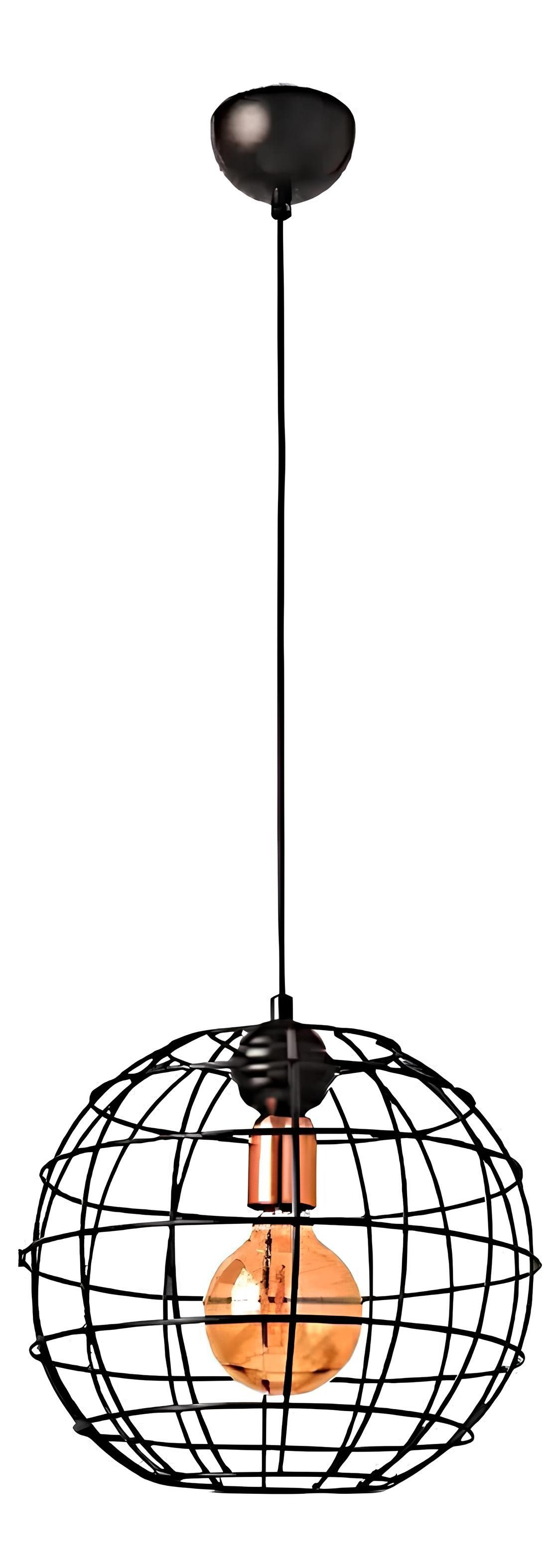Xlmoebel Deckenleuchte Elegante Runde Deckenlampe Schwarz Beleichtung Wohnraum 30x75, Keine Funktionen, Hergestellt in Europa