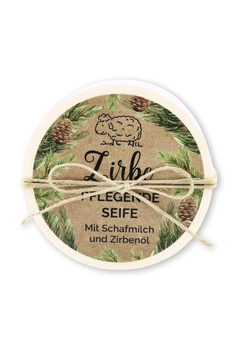 Gerlinde Hofer _ Florex GmbH Zirbenkissen Schafmilchseife in Spanschachtel - ZIRBE