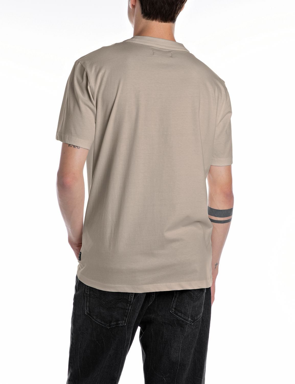 Replay T-Shirt mit Logostickerei auf der günstig online kaufen