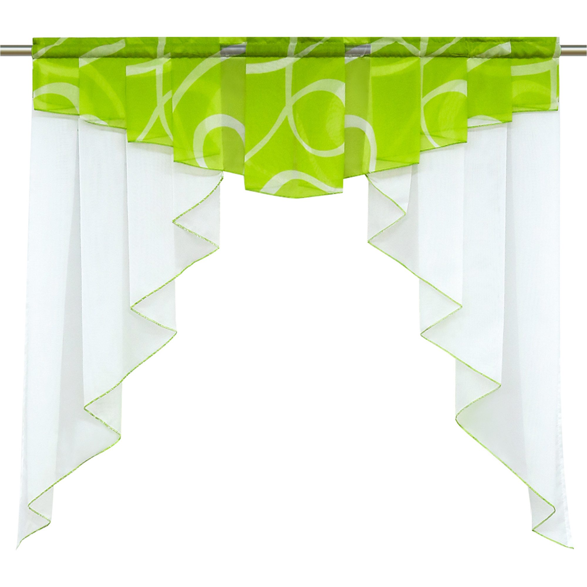 Delien Raffrollo Alice, mit Stangendurchzug, Kurzgardinen Kleinfenster Sche günstig online kaufen