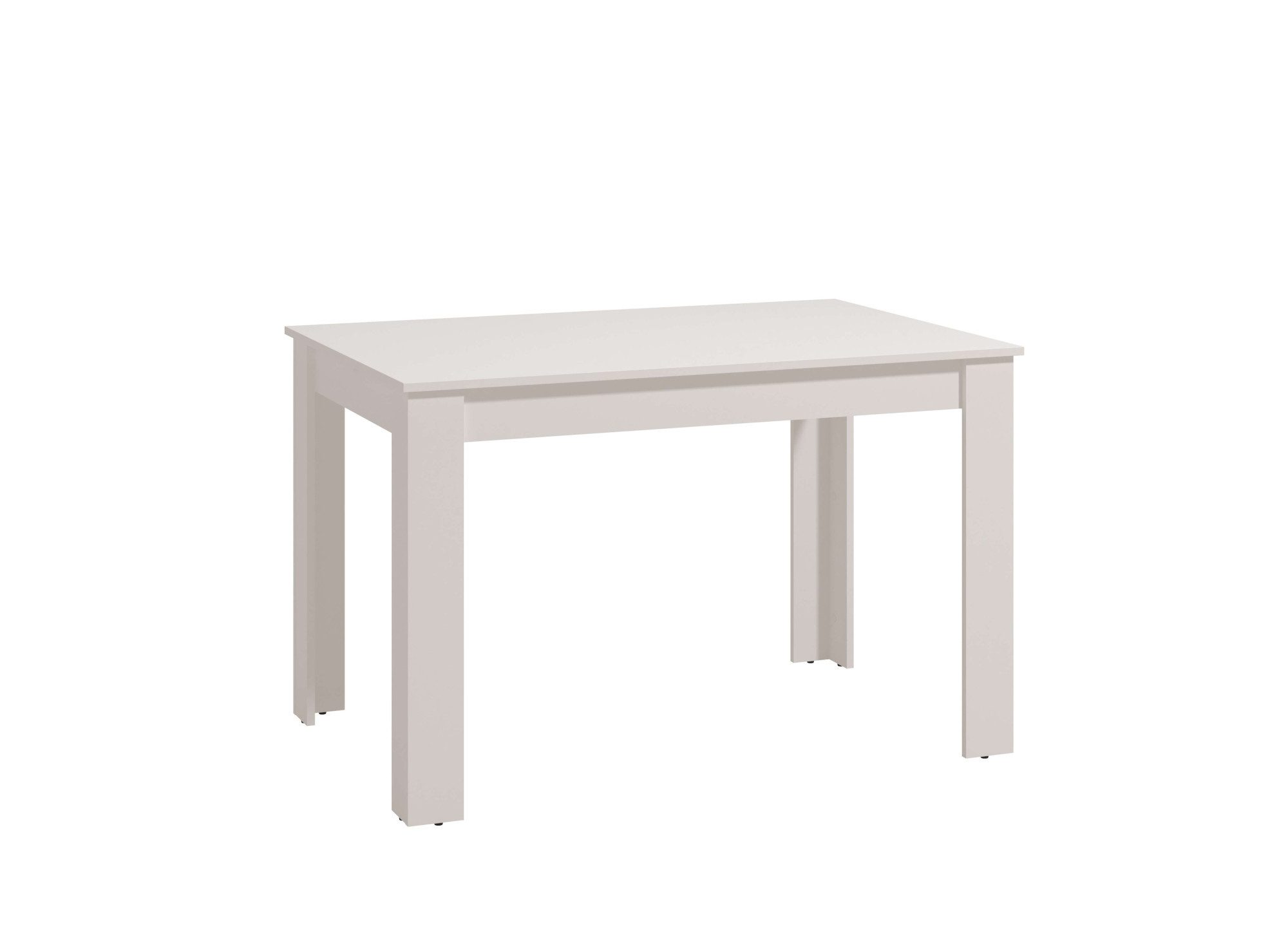 OTTO home Esstisch Hamar Esszimmertisch 120x80, Weiß oder Eiche Holz Küchentisch, Verlängerbar durch Einlegeplatte, max. Breite 160 cm