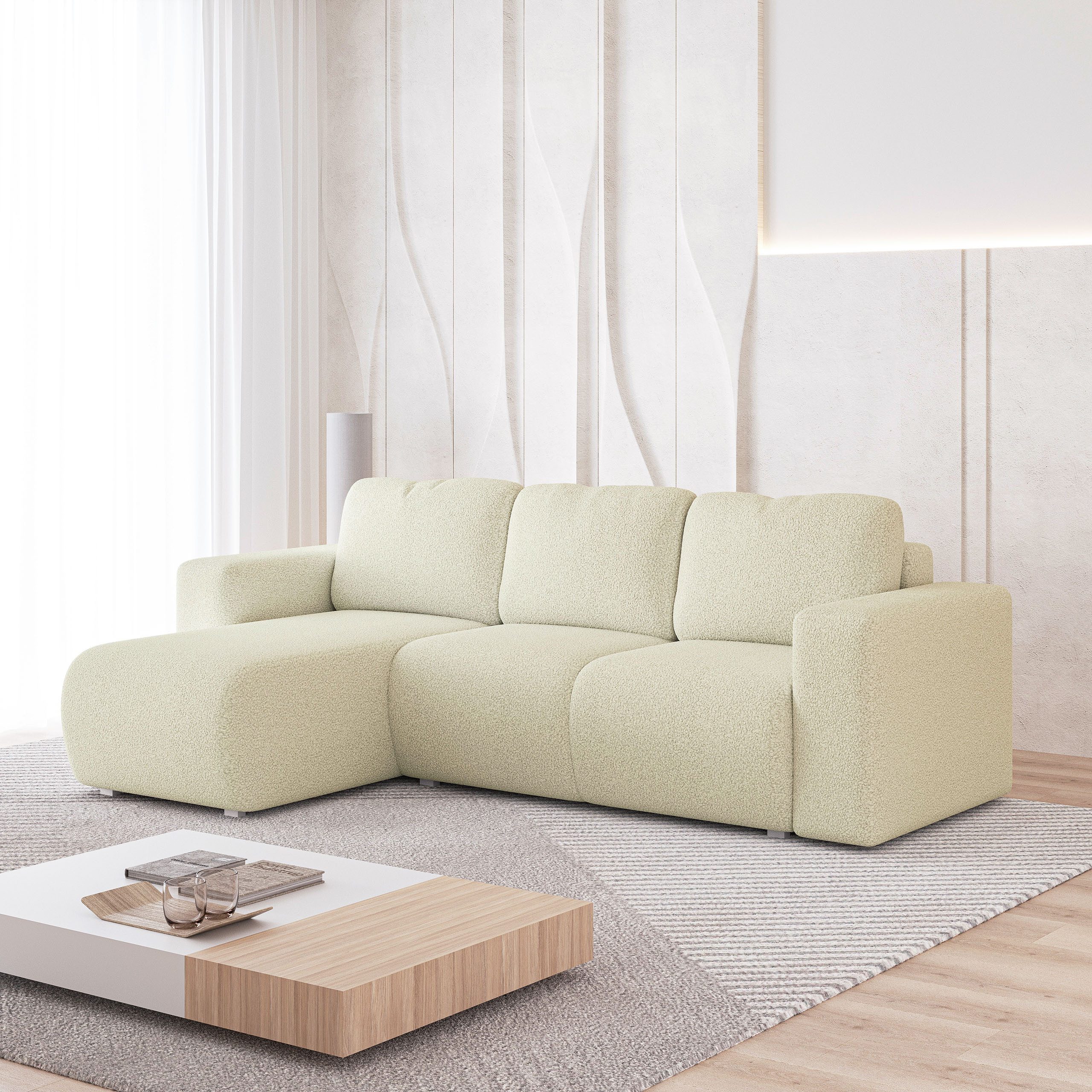 Masseno Ecksofa RINOVA mit Schlaffunktion L-Form, günstig online kaufen