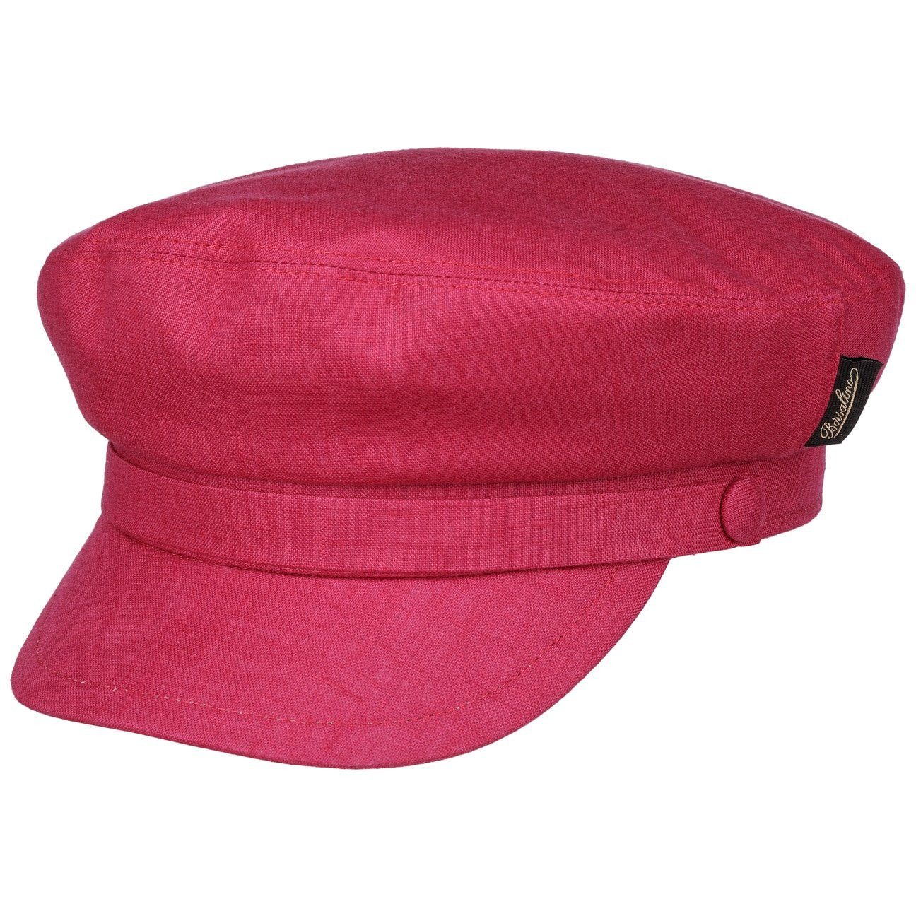 Borsalino Ballonmütze (1-St) Elbseglermütze mit Schirm, Made in Italy