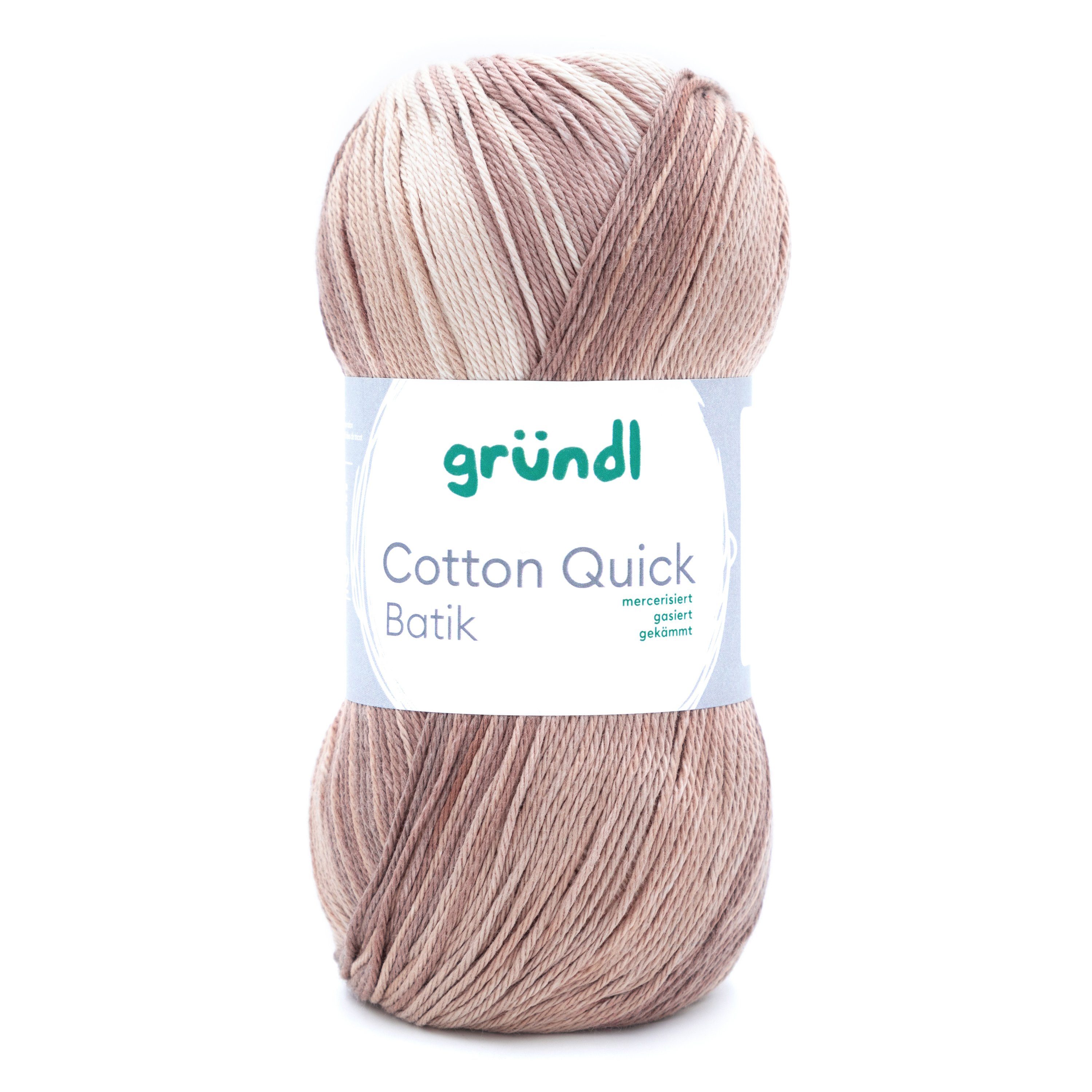 Gründl Cotton Quick Batik Häkelwolle, 100 g