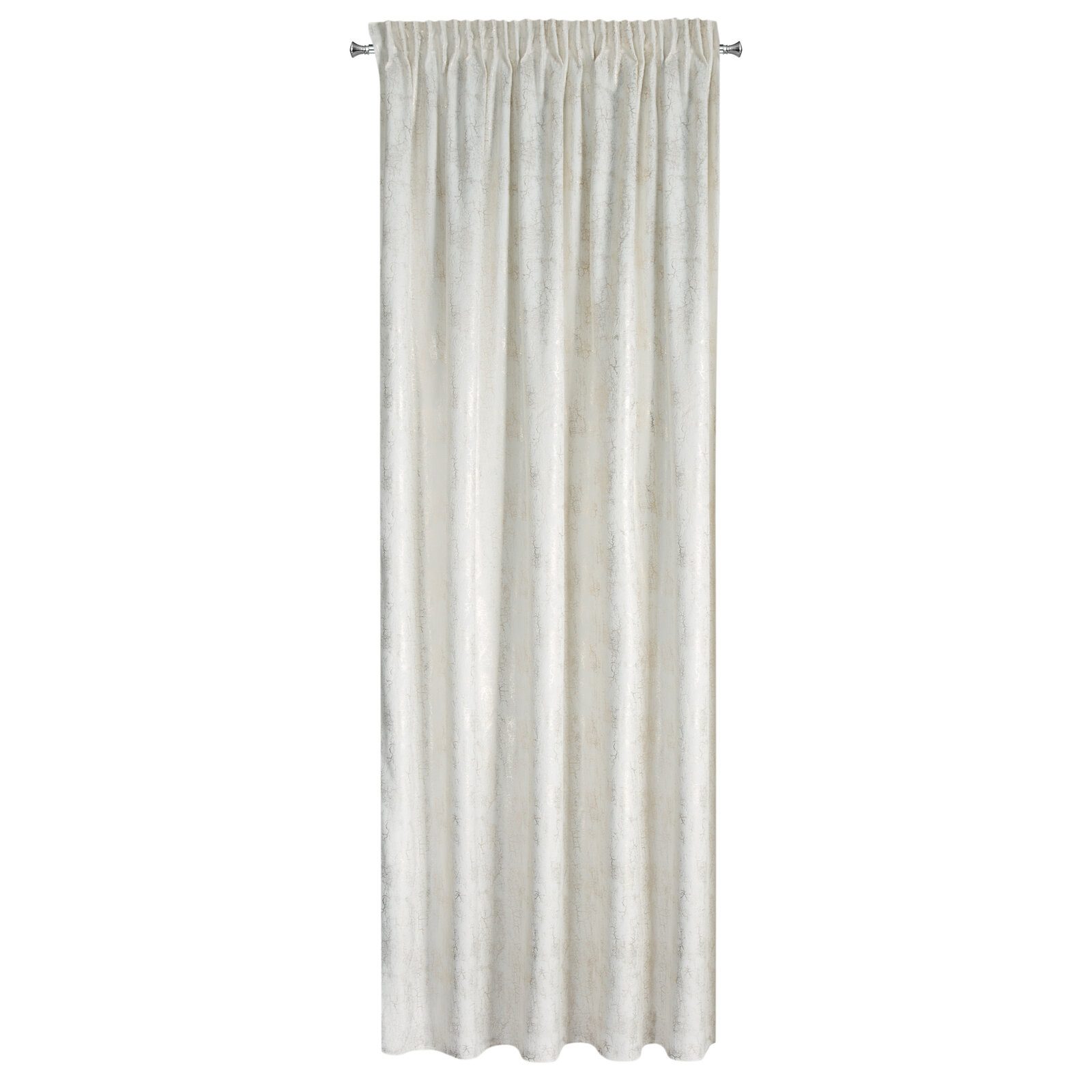 Eurofirany Vorhang Glamour Vorhänge zum Wohnzimmer Kräuselband Tunnelzug (1 St), Kräuselband, blickdicht, Polyester