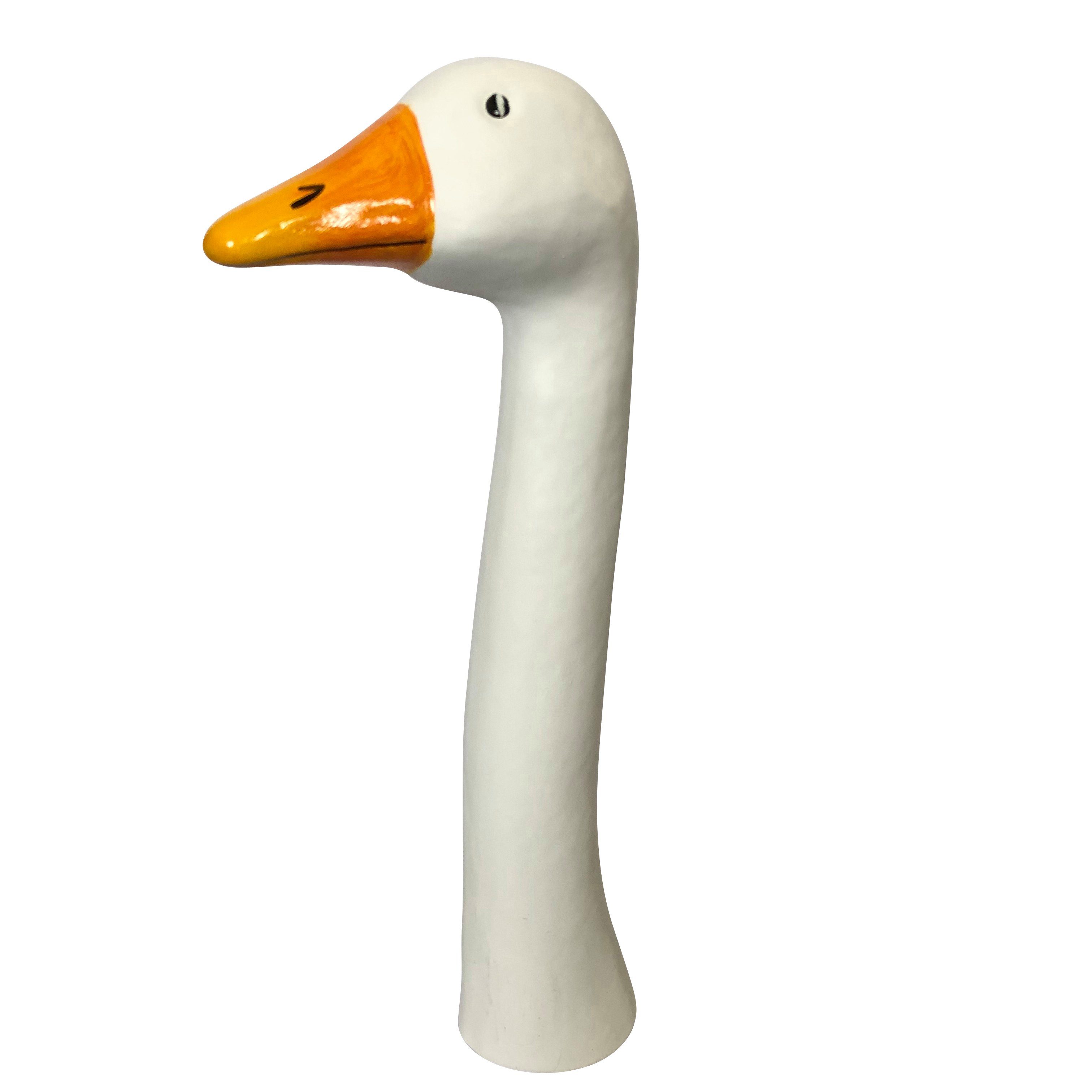 Online-Fuchs Gartenfigur Gänsehals Gartenstecker Gans - lustige Deko Garten günstig online kaufen