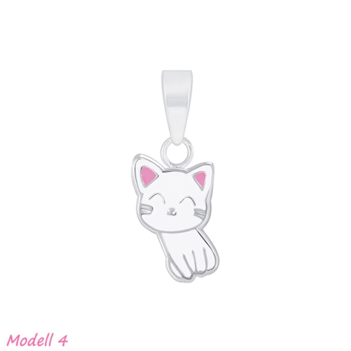 Kette mit Anhänger Katze Kette Silber 925: Kinderschmuck Anhänger