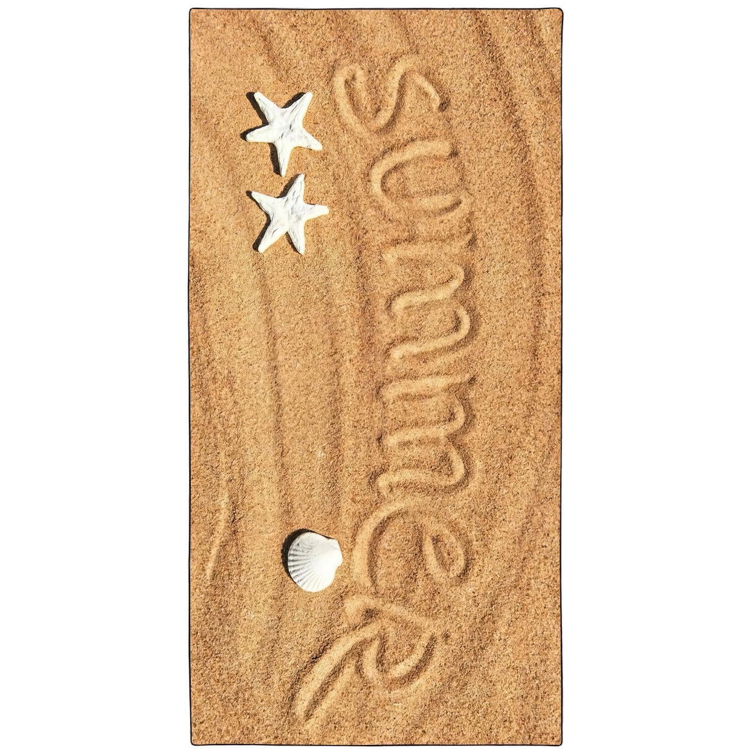 LuxusKollektion Strandtuch Strandtuch XXL Seesterne 180x90cm, (1-St)