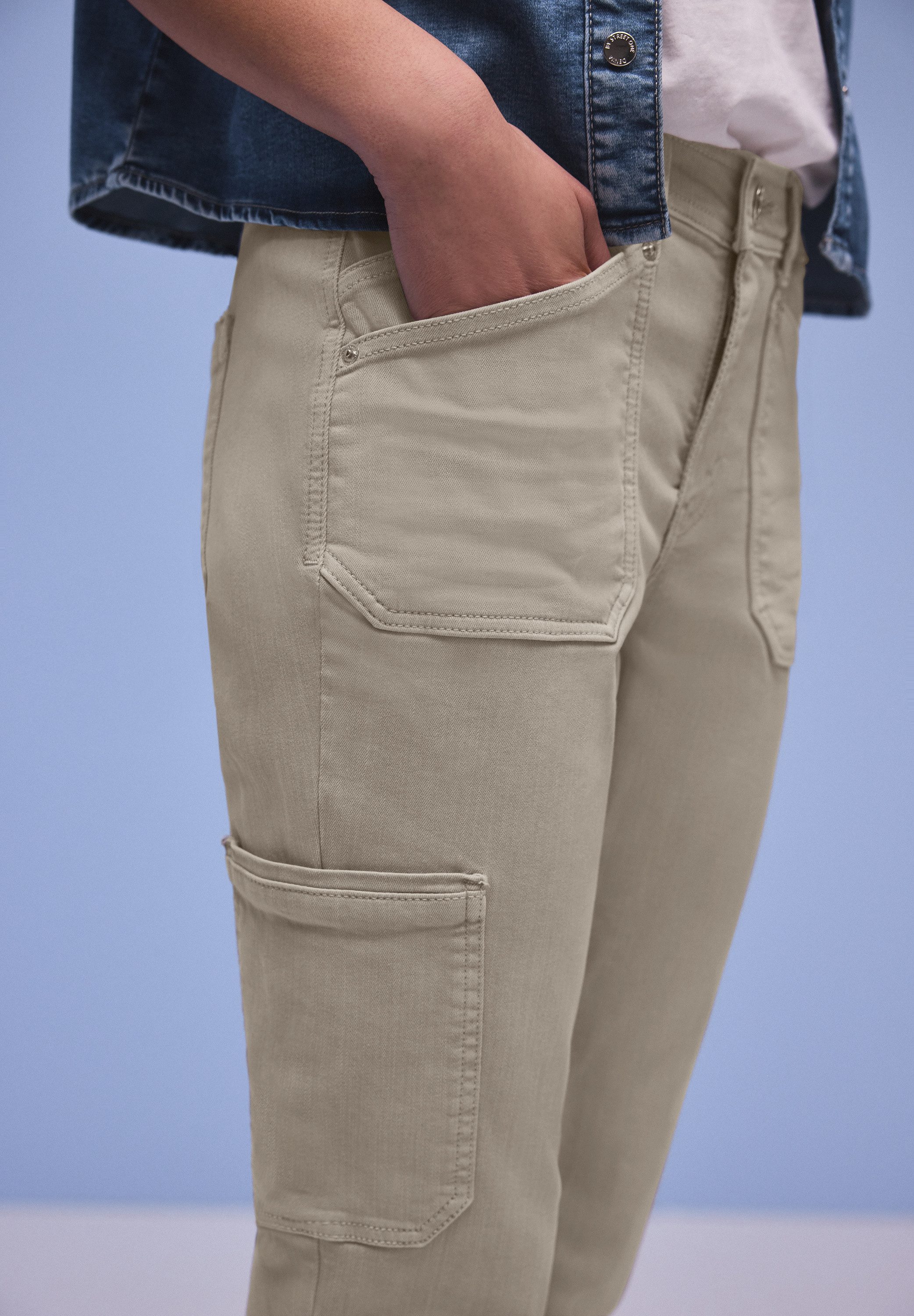 STREET ONE Cargojeans Style Charlie mit Slim Legs und Stretch – Bild 4 von 5