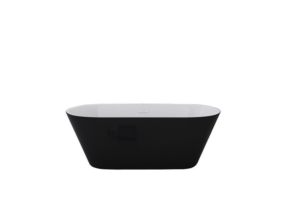 Jet-Line Badewanne Badewanne Design LAUSANNE II schwarz Freistehend 1