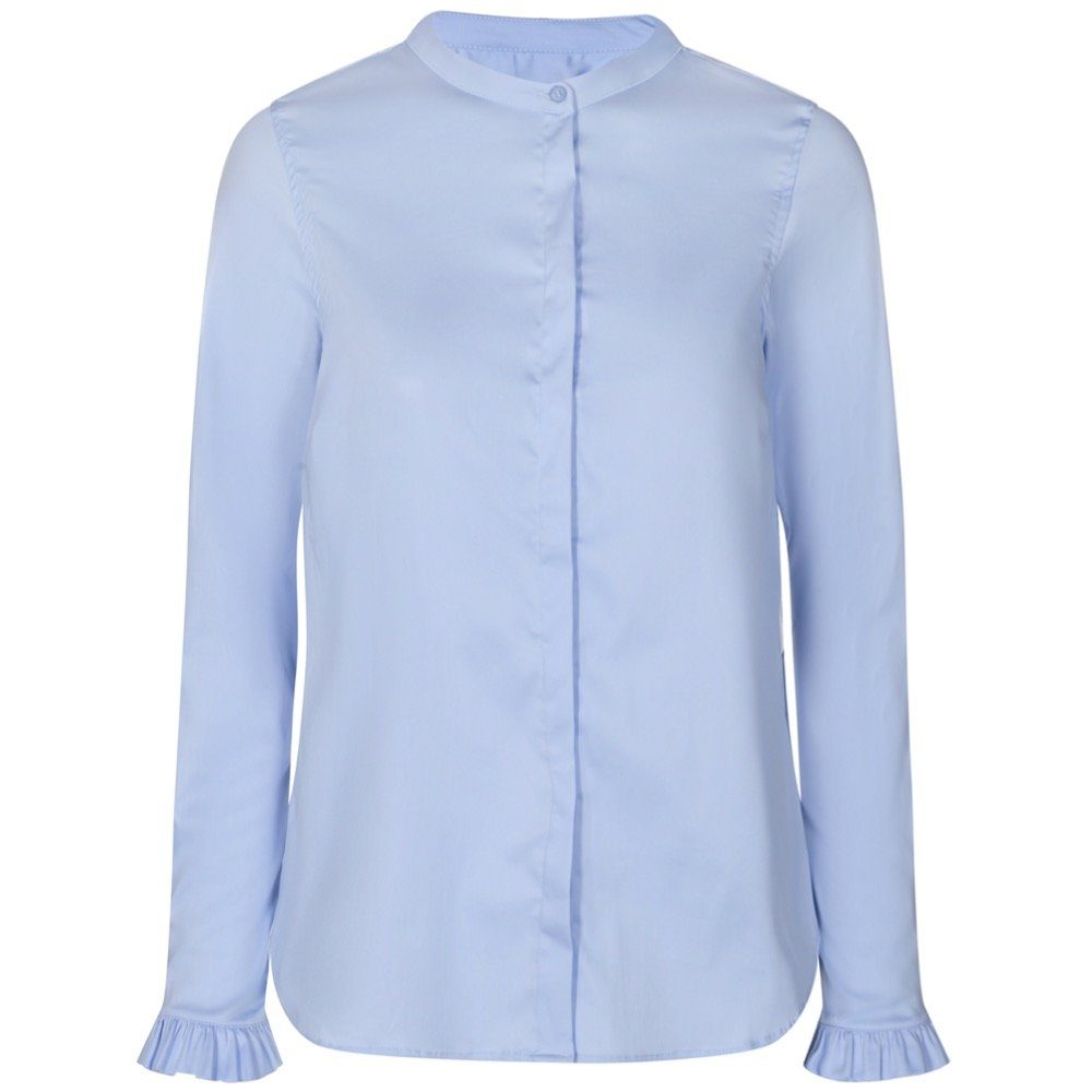 Langarmbluse Bluse MATTIE mit Baumwolle