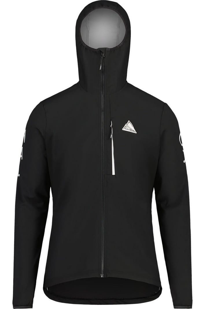 Maloja Hybridjacke BeifussM Alpine Glide&Ride (atmungsaktiv, elastisch) schwarz Herren