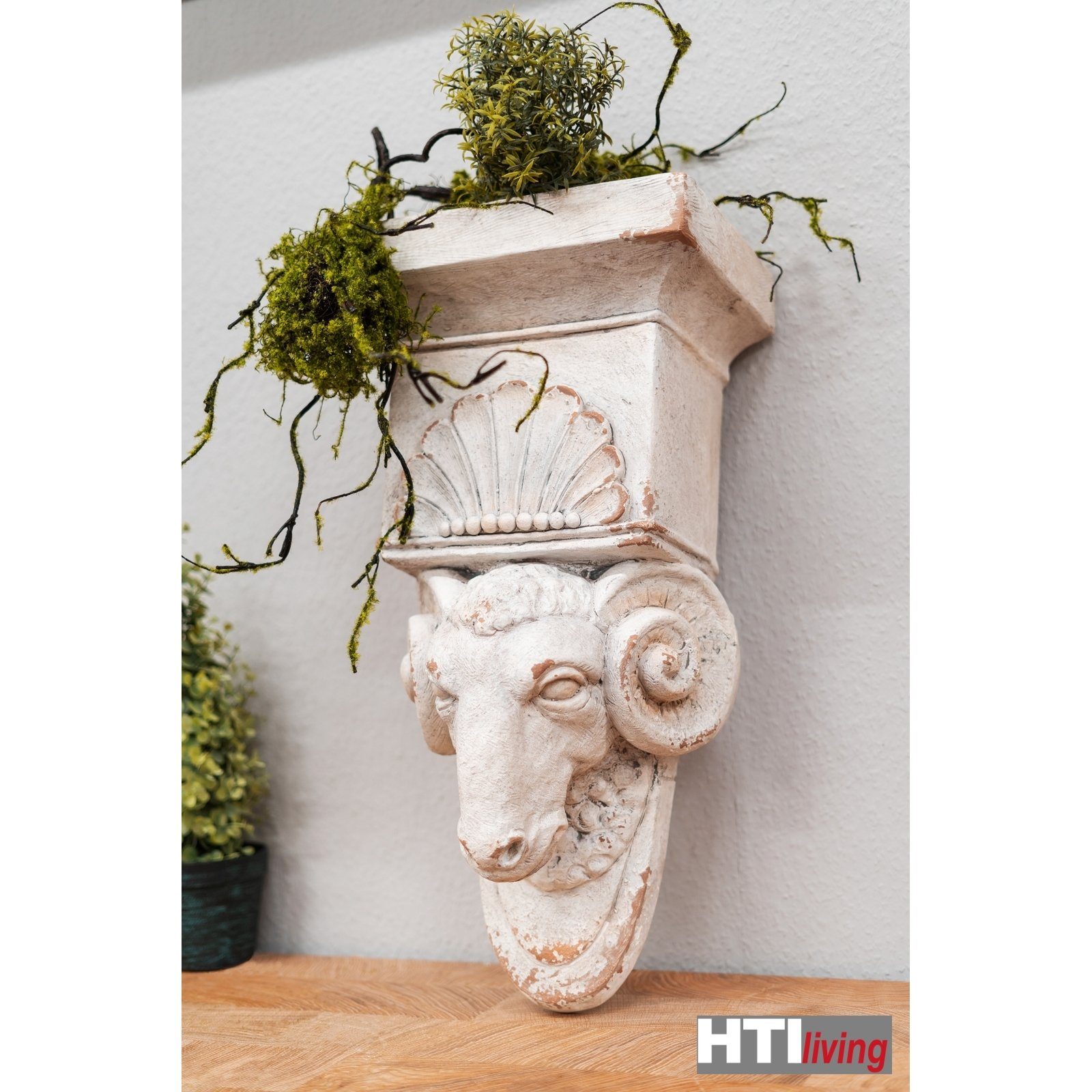 HTI-Living (1 Wanddekoobjekt Steinbock Figur Wandkonsole St) Apollon