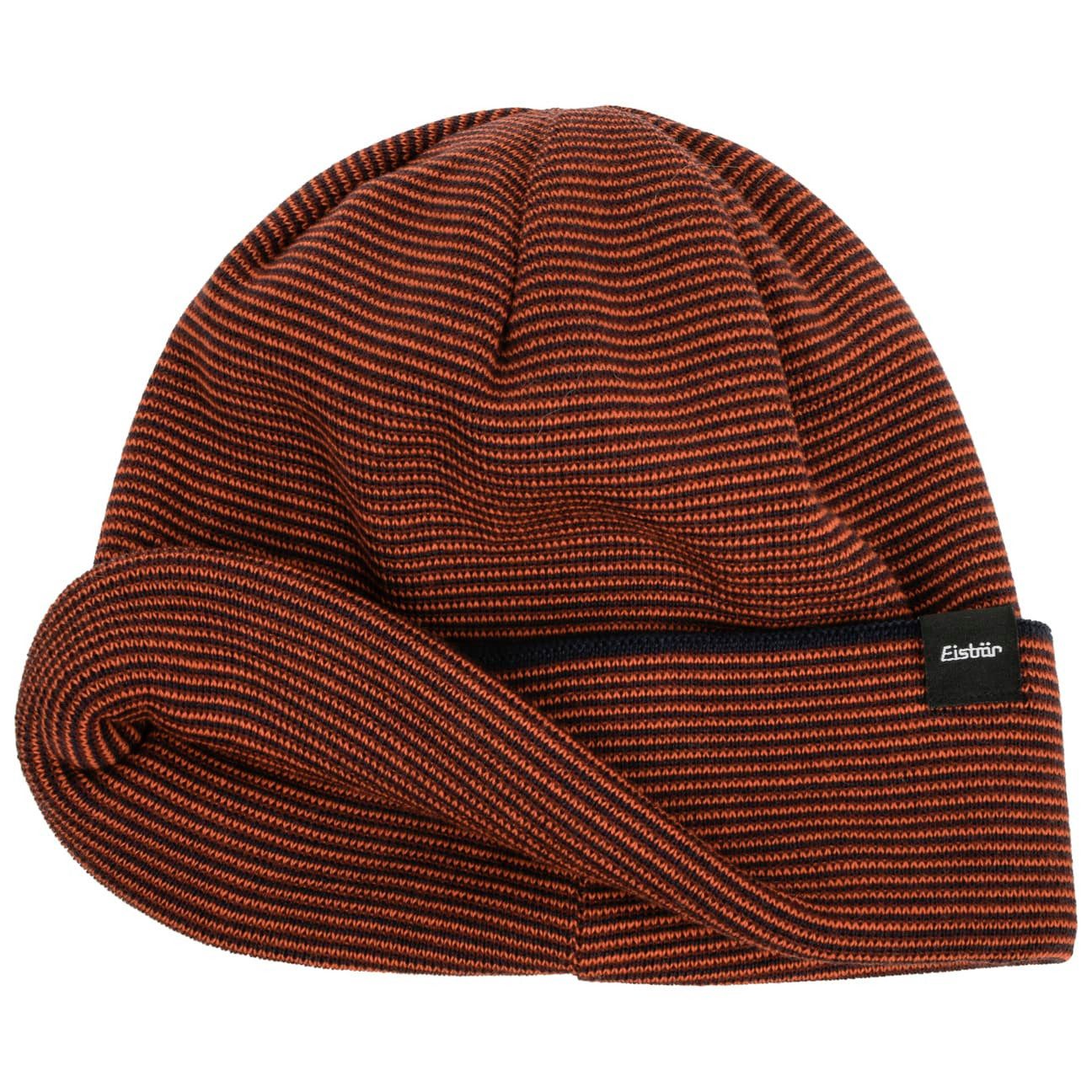 Eisbär Beanie (1-St) Strickmütze mit Umschlag, Made in the EU
