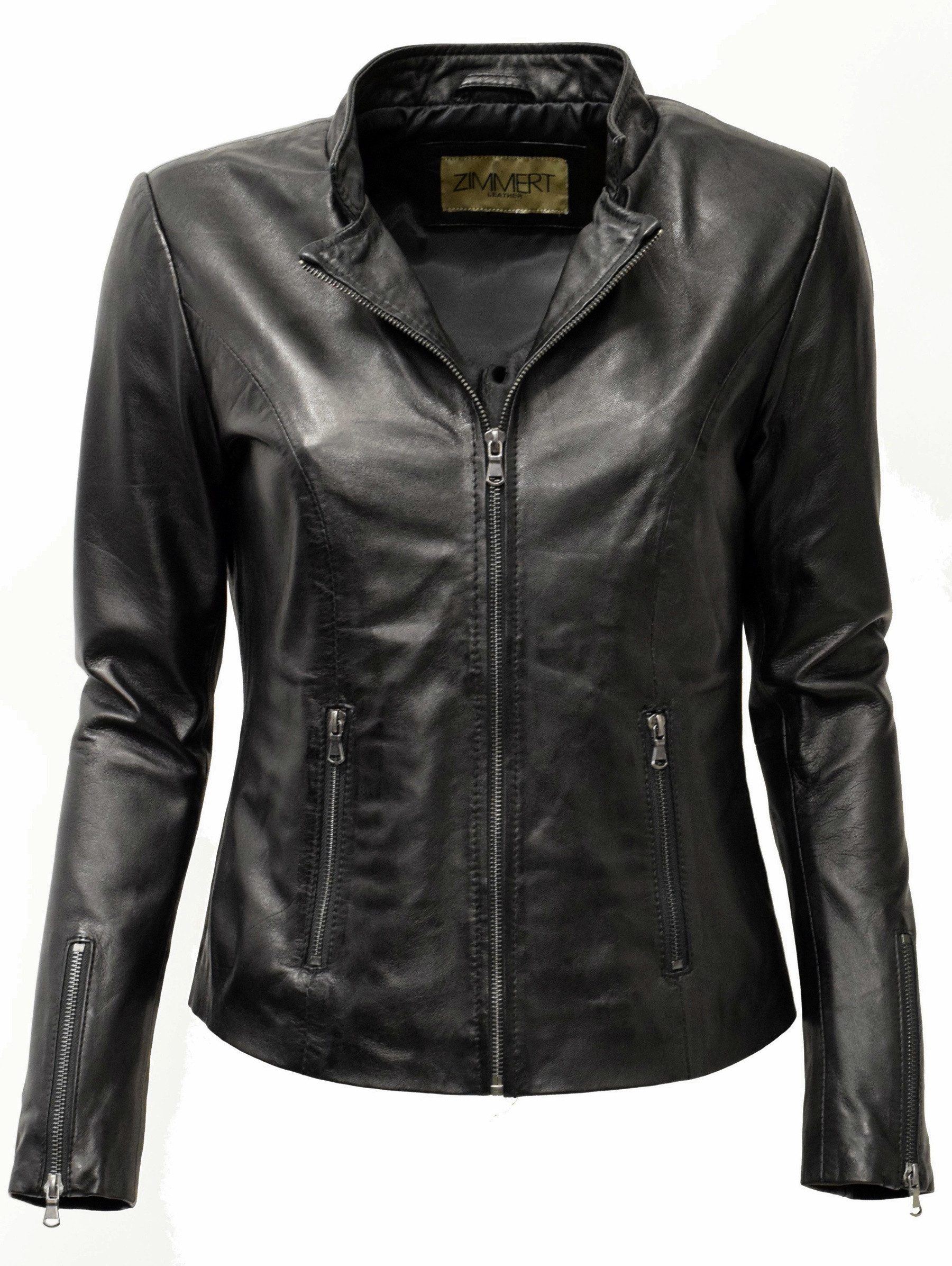 Zimmert Leather Lederjacke Debby weiches Leder, günstig online kaufen