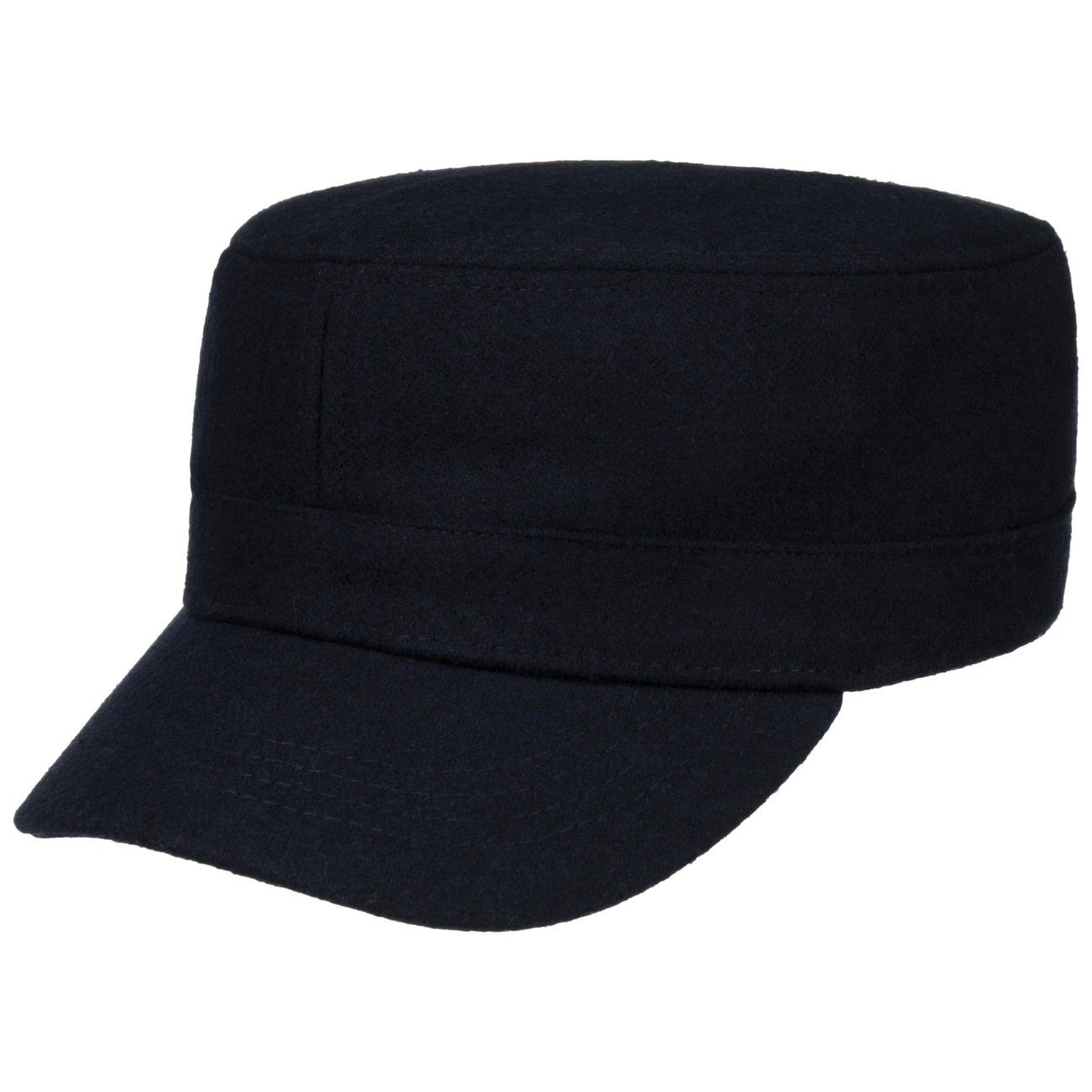 Lipodo Army Cap (1-St) Filzcap mit Schirm dunkelblau