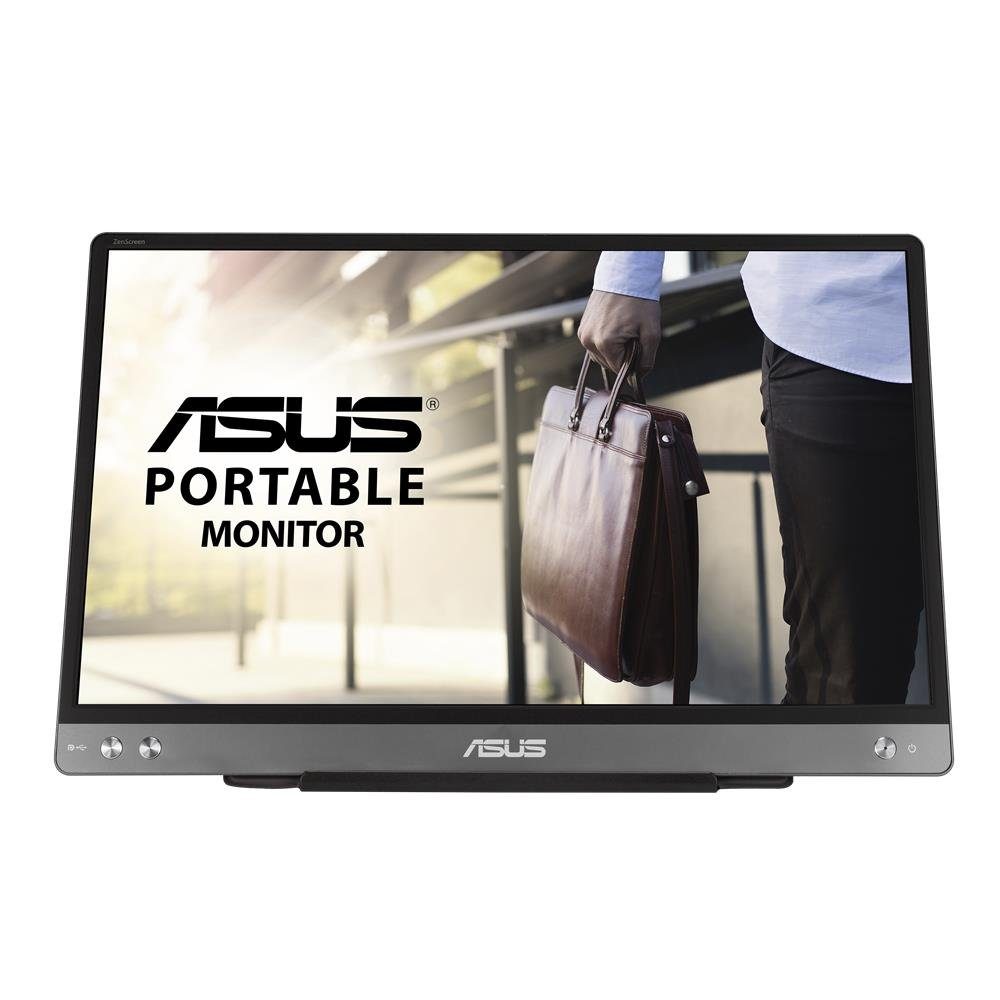 Asus ZenScreen MB14AC Portabler Monitor (35,56 cm/14 ", Full HD, 5 ms Reaktionszeit, USB Typ-C, IPS, Flicker-Free- und Blue-Light-Filter)