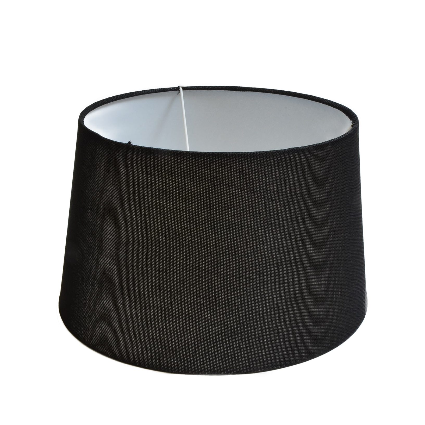 B&S Lampenschirm Lampenschirm rund aus Stoff H 16 x Ø 25 cm für Tisch - Ste günstig online kaufen