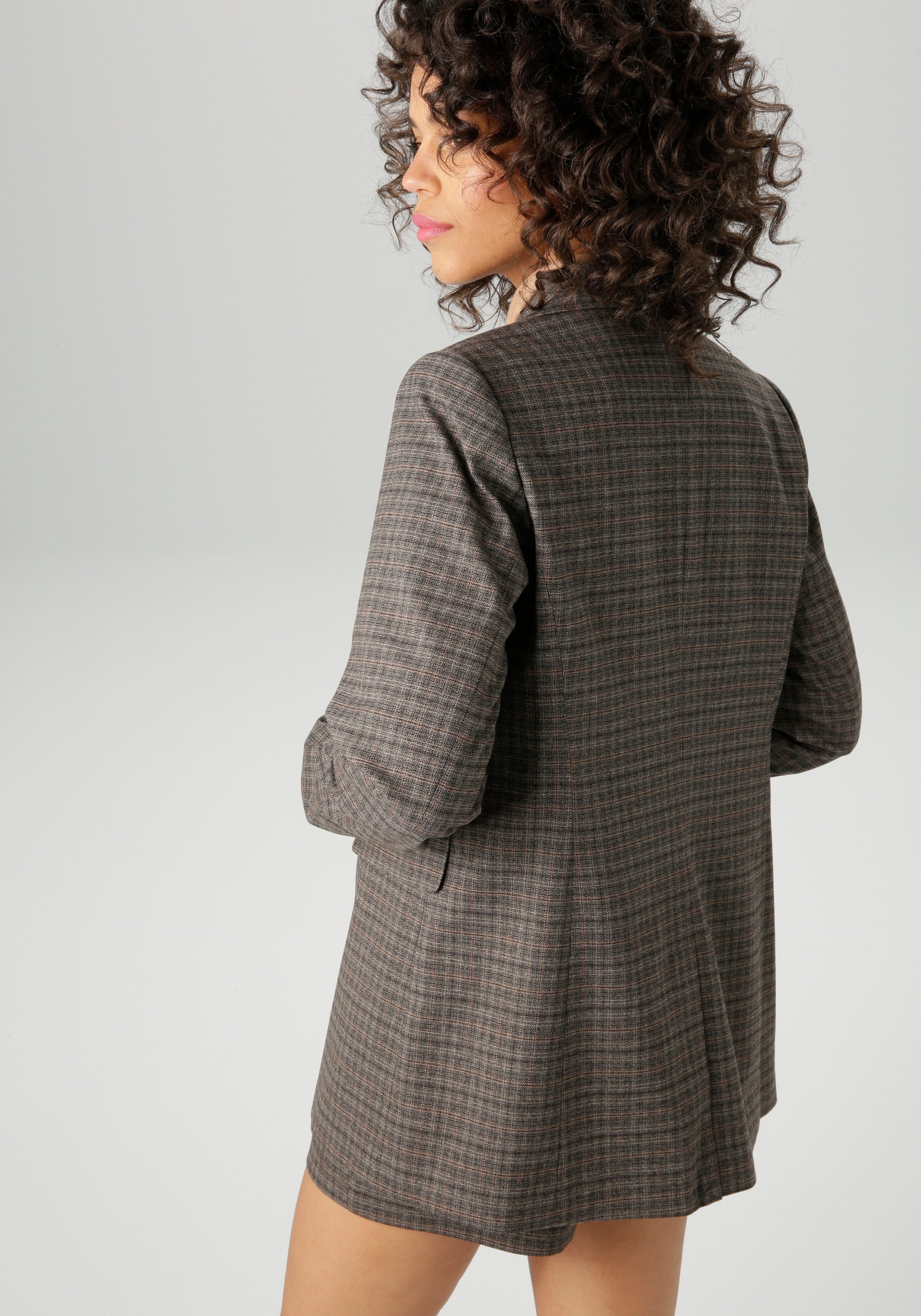Aniston CASUAL Longblazer im dezenten karo-Dessin günstig online kaufen