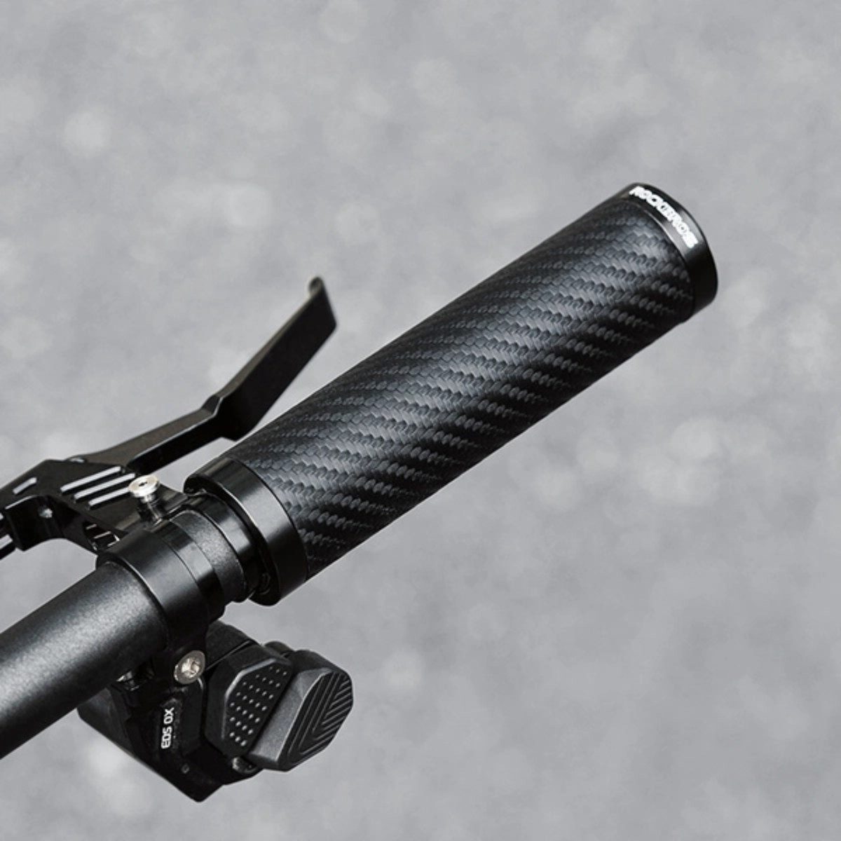 ROCKBROS Fahrradlenkergriff Rockbros Fahrradgriffe Twisted Straight Anti-Rutsch-Griffe - Schwarz