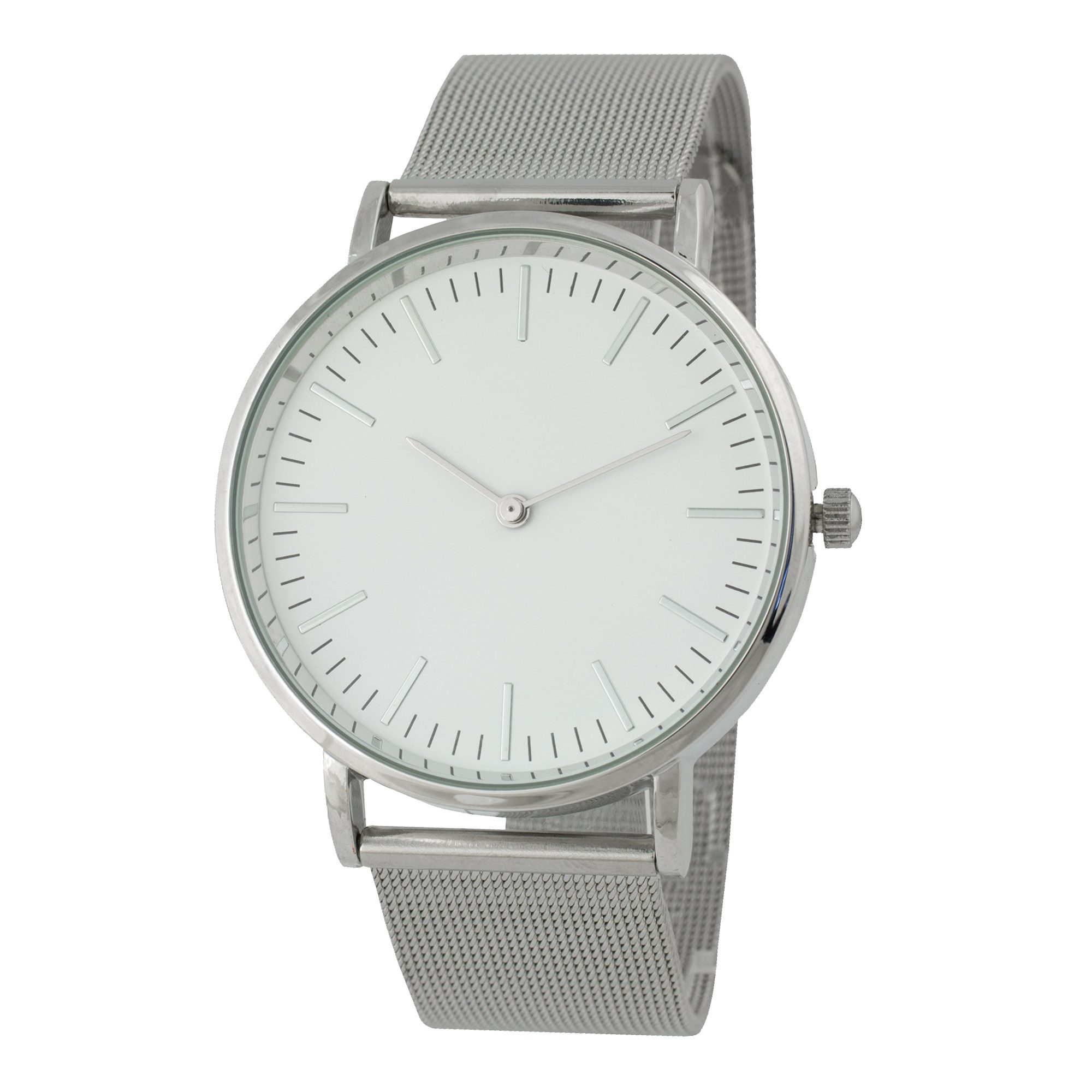 Quarzuhr Elegante Armbanduhr mit Mesharmband günstig online kaufen