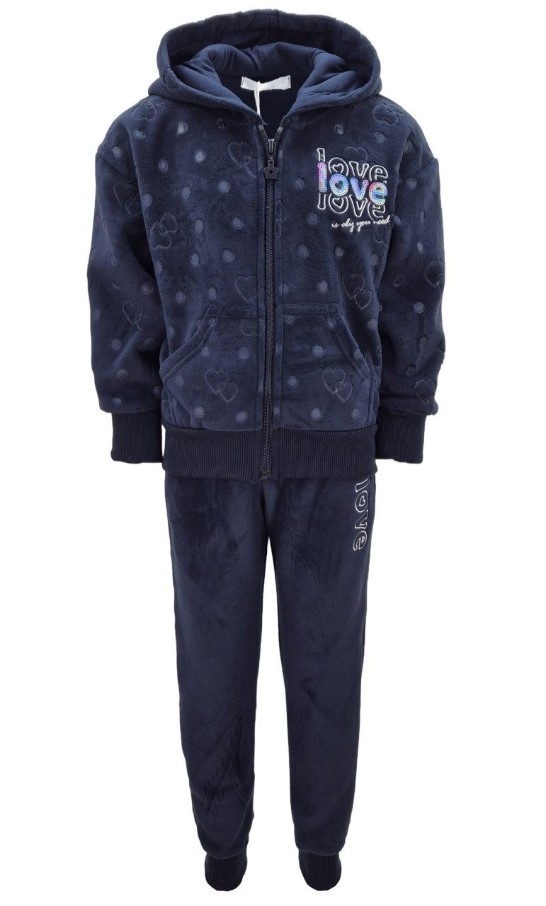 Sweatanzug Mädchen Nicki Sweatanzug, Sweat-Jacke + Jogginghose, MF257