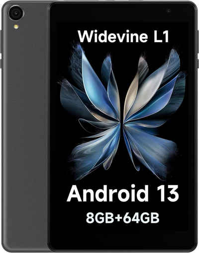 ALLDOCUBE iPlay 50 Mini Lite HD 1280 × 800 IPS Display, 8(4+4) GB RAM /TF 512GB Tablet (8", 64 GB, Android 13, 4G LTE, mit Octa-Core 1.8GHz, 5GHz WiFi, Bluetooth 5.2 Widevine L1/Google GMS)