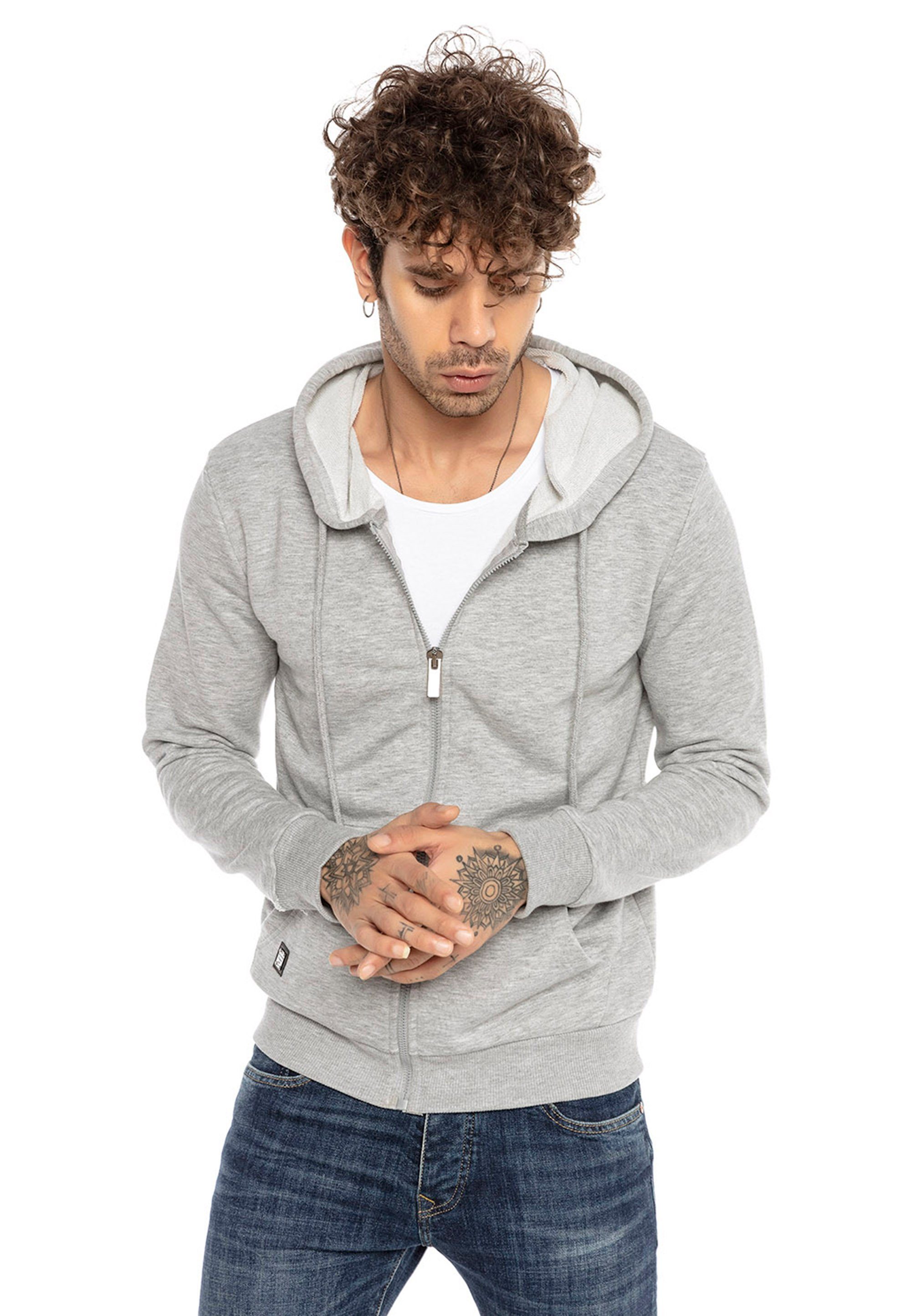 RedBridge Kapuzensweatjacke Kapuzensweatjacke mit Reißverschluss und Kängurutaschen – Bild 5 von 5