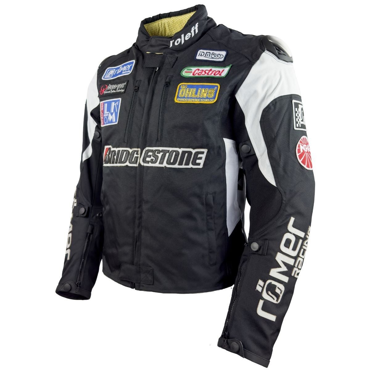 roleff Motorradjacke RO758 - sportlicher Look, wasserdicht, atmungsaktiv & mit Protektoren winddicht, wasserdicht, atmungsaktiv