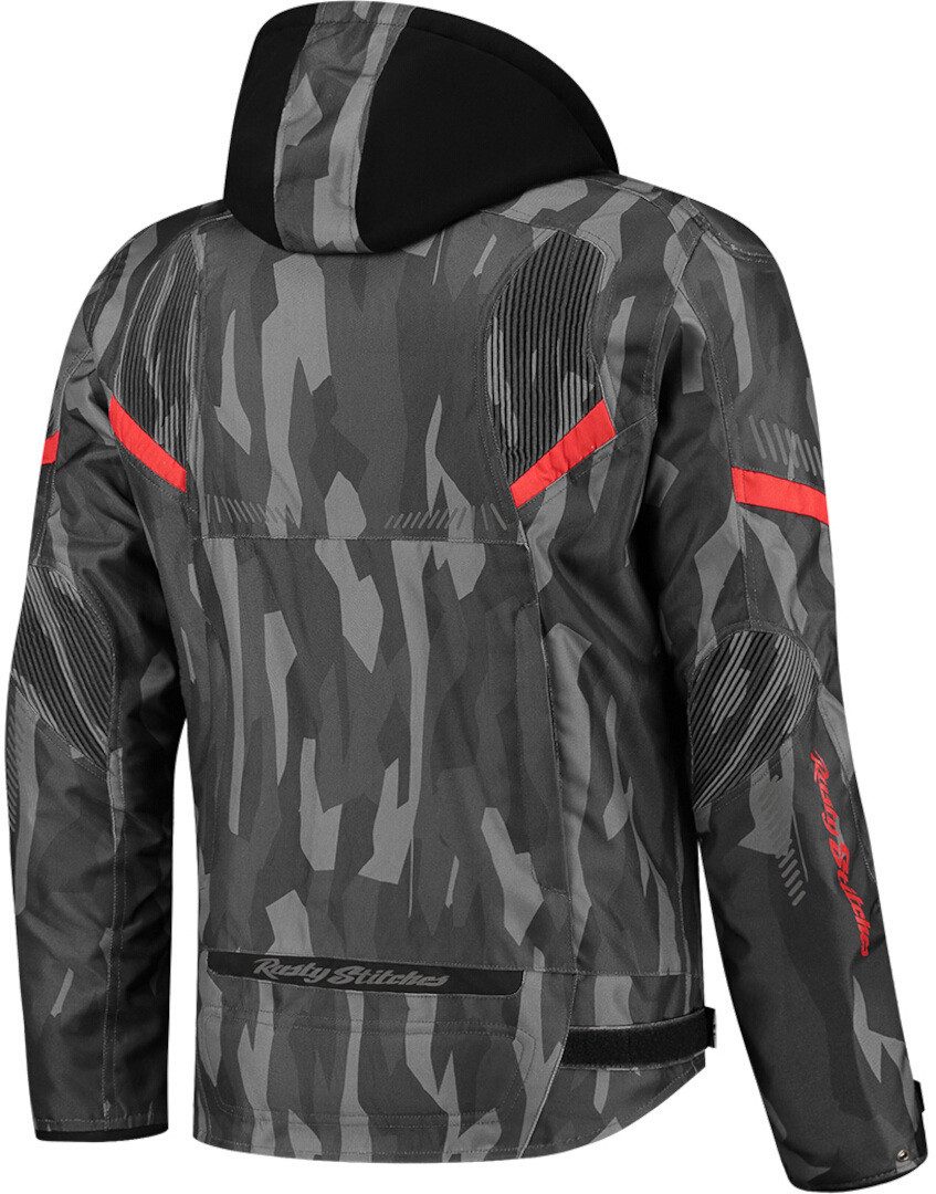 Rusty Stitches Motorradjacke Dylan Wasserdichte Motorrad Textiljacke