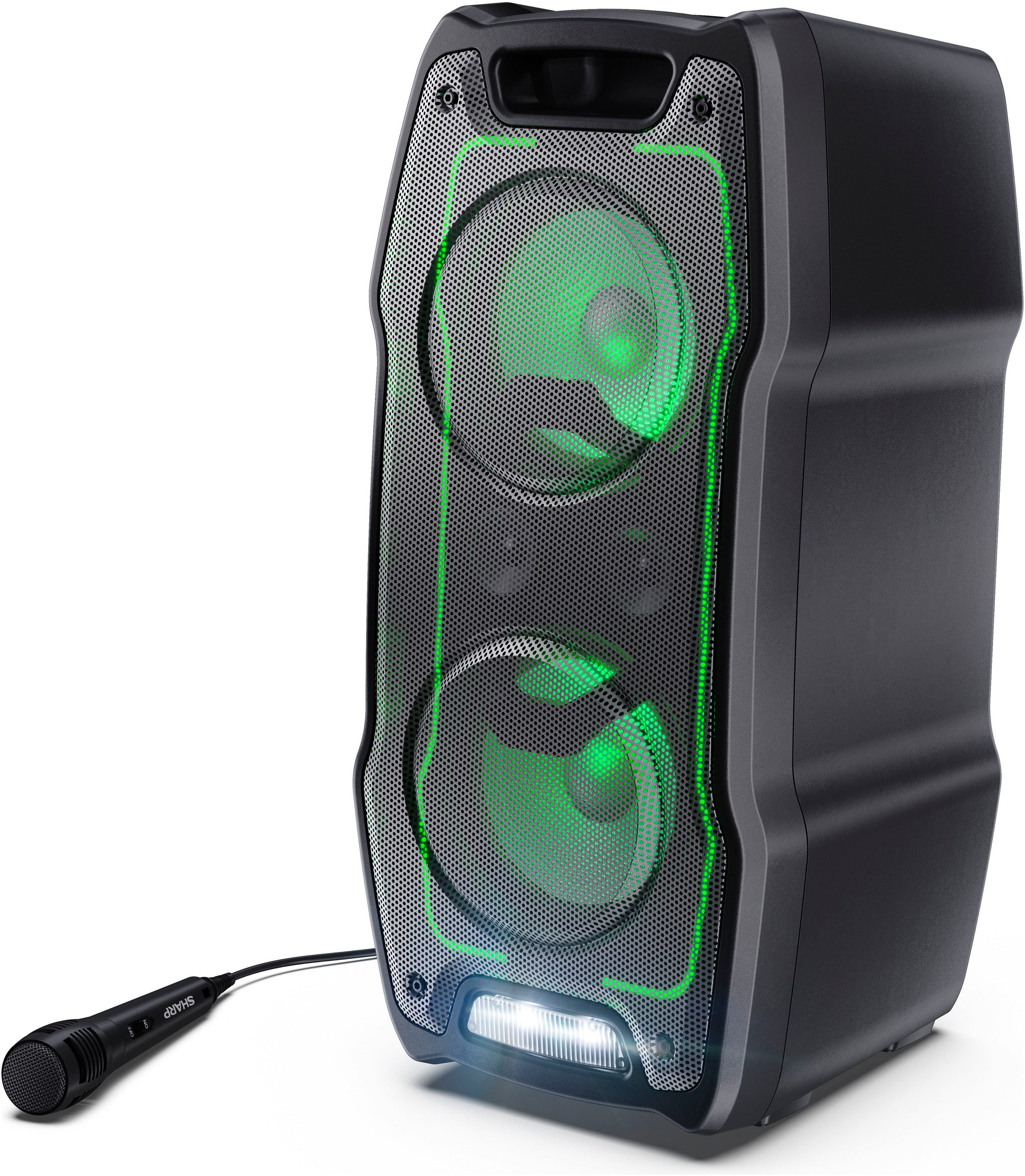 Sharp Xparty Sing Party-Lautsprecher Stereo (Bluetooth, 180 W)