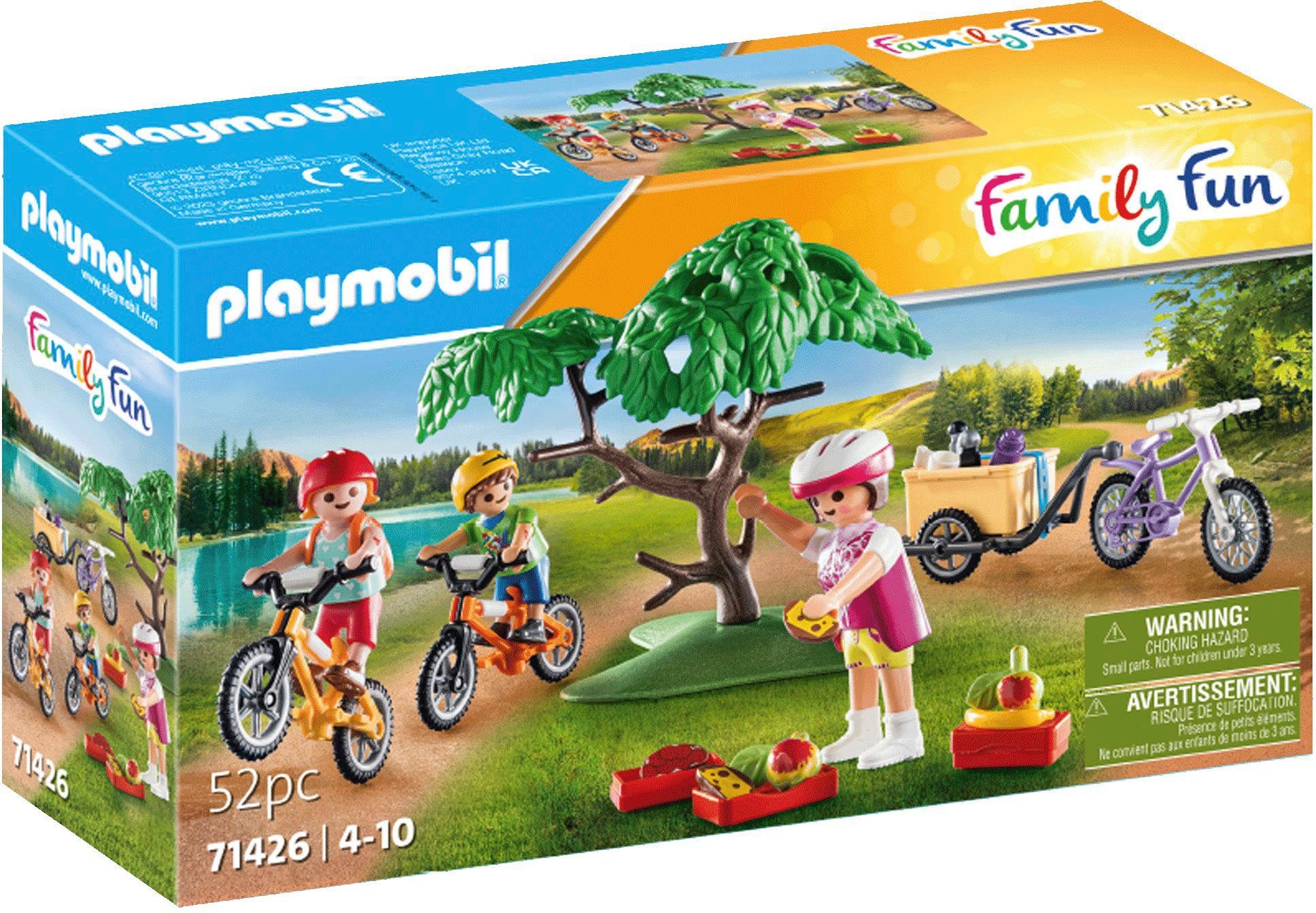 Playmobil® Konstruktions-Spielset Mountainbike-Tour (71426), Family & Fun, (52 St) | Playmobil Family Fun